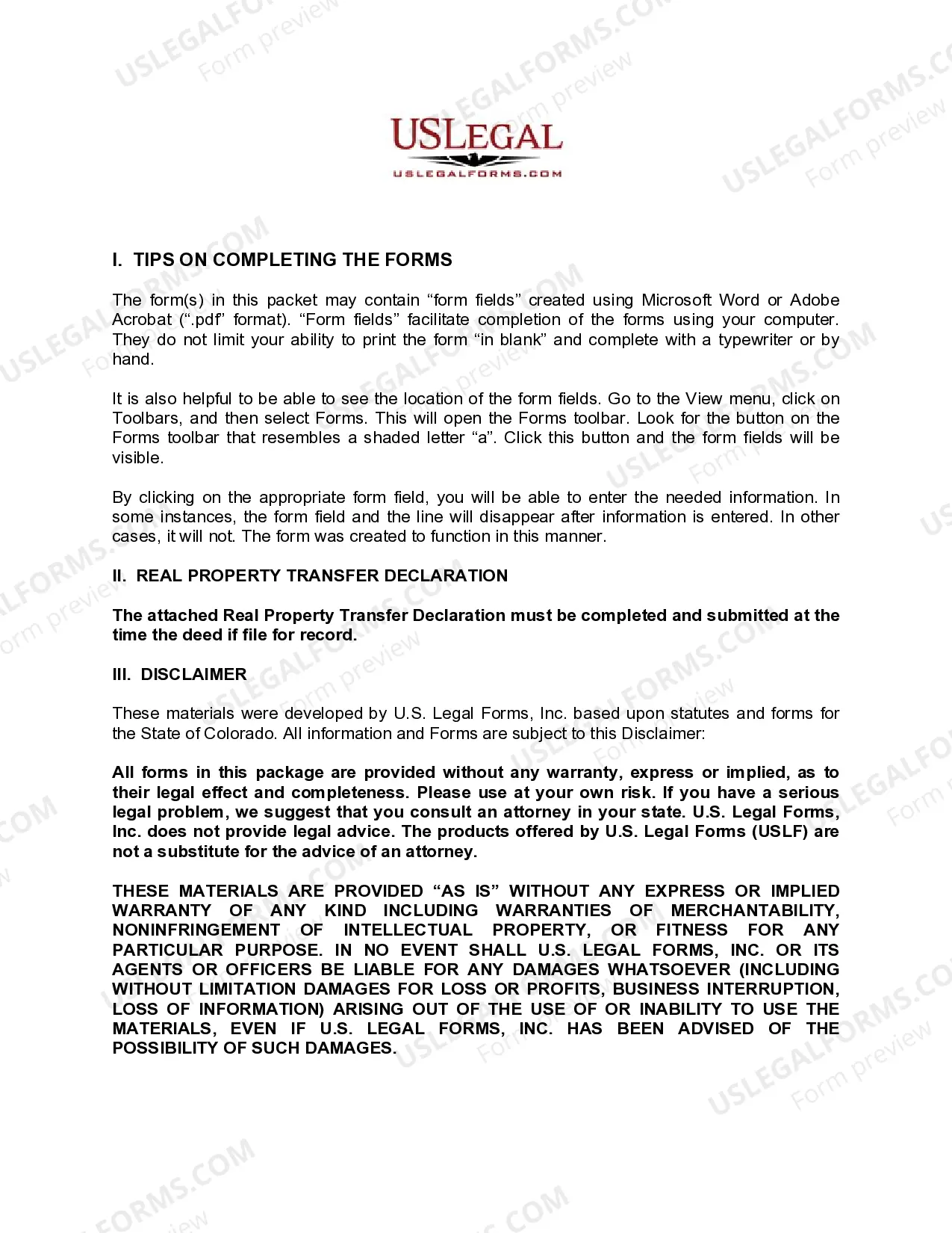 Preview Grant Deed - Trust to a Trust