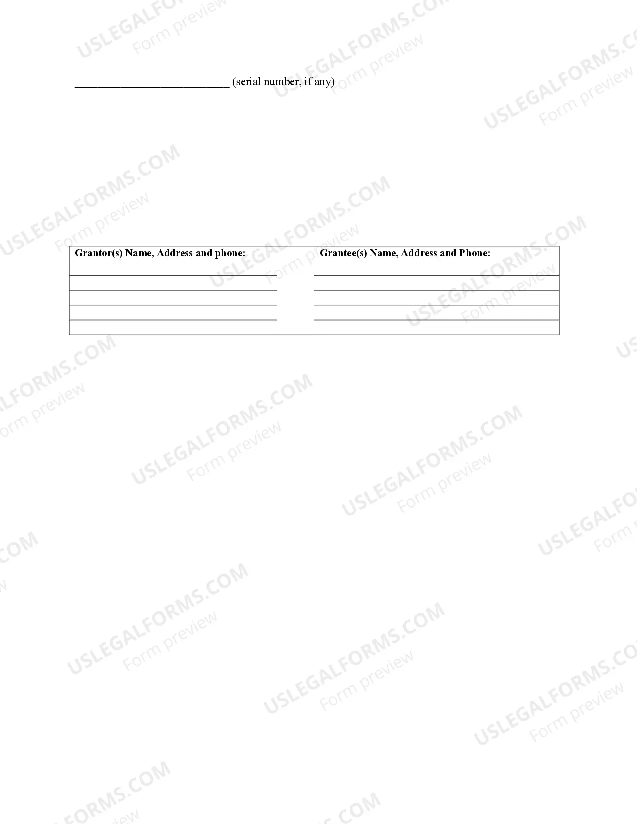 Preview Warranty Deed for Husband and Wife to Individual
