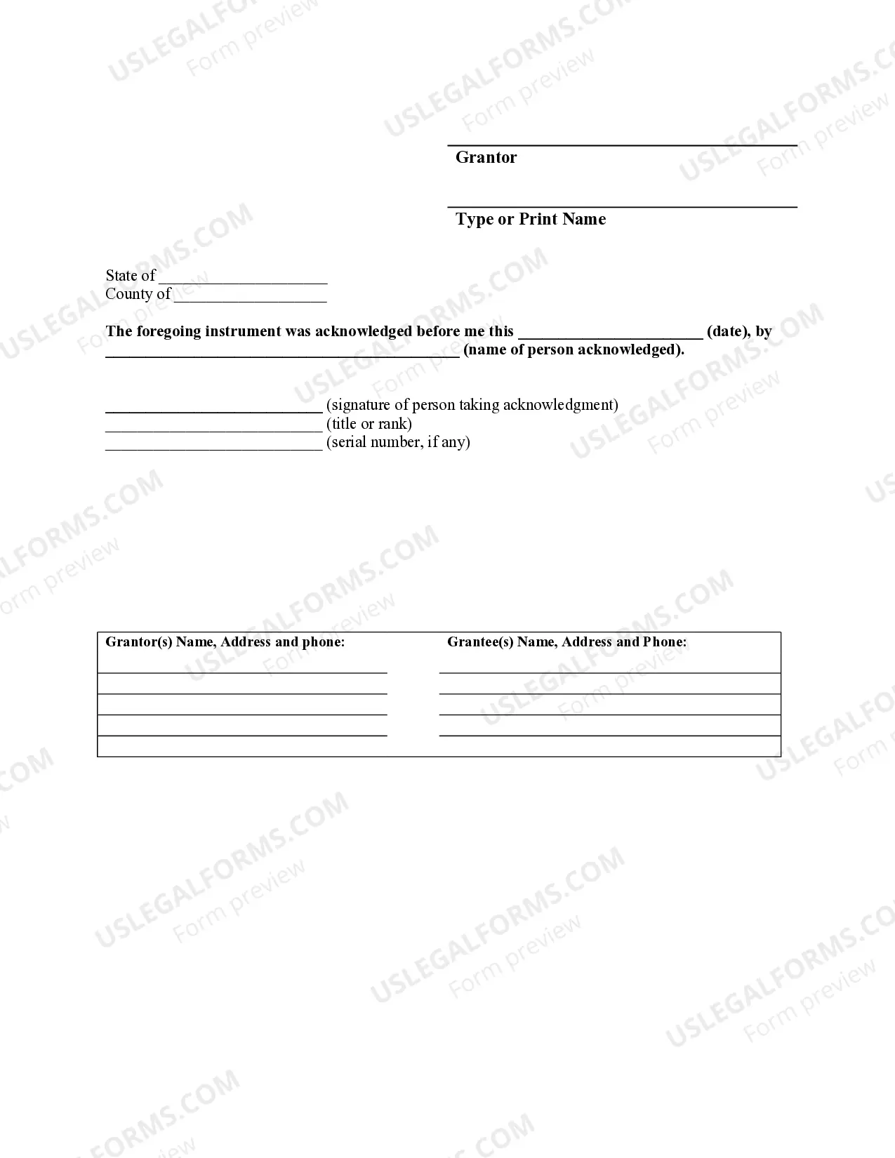 Preview Quitclaim Deed for Individual to Husband and Wife as Joint Tenants