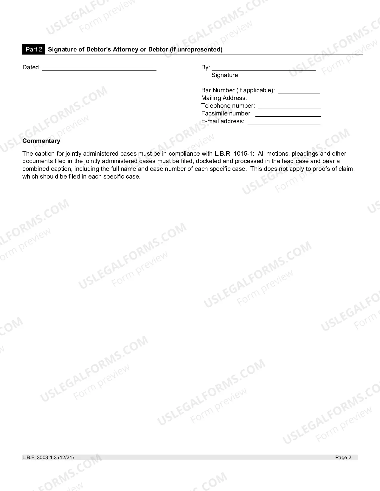Preview Notice of Order Establishing Procedures And Bar Date For The Filing Of Proofs Of Claim