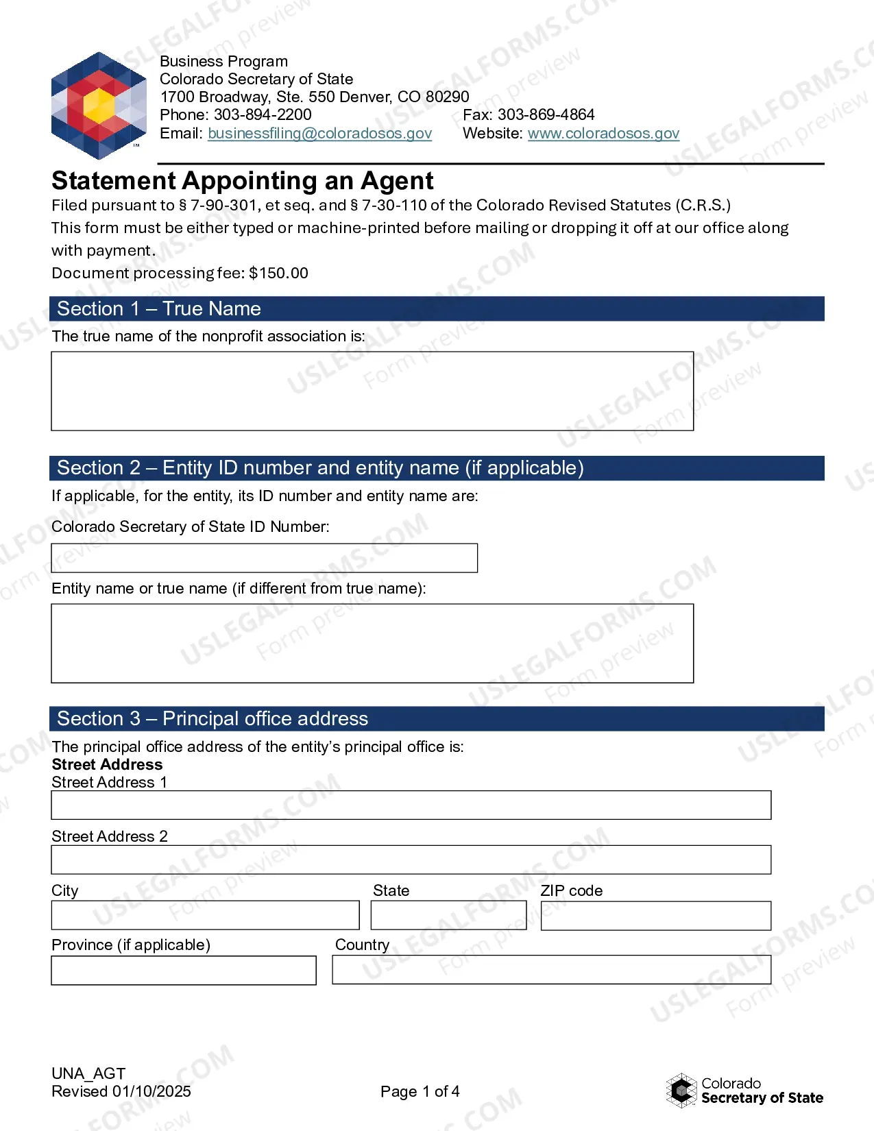 Preview Statement Appointing An Agent