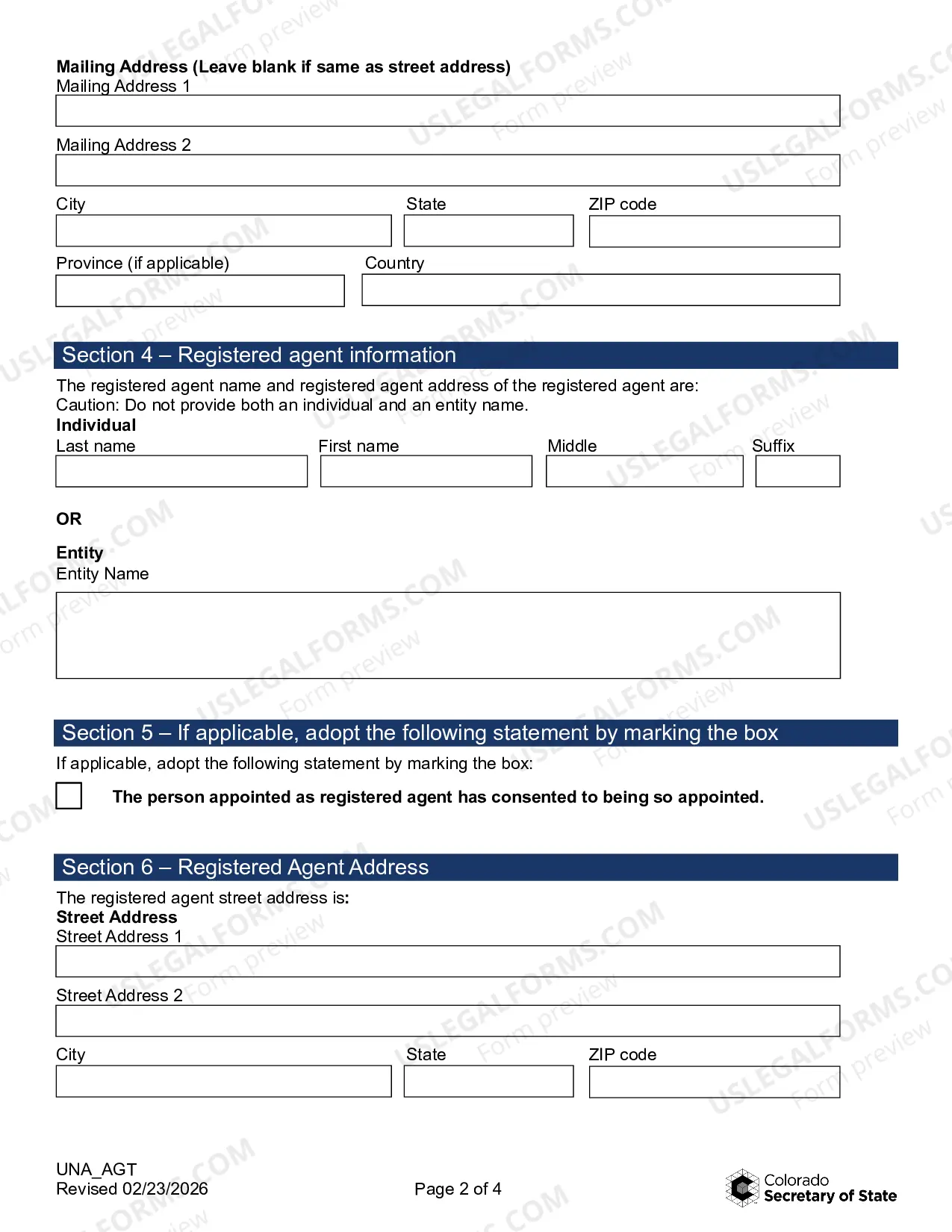 Preview Statement Appointing An Agent