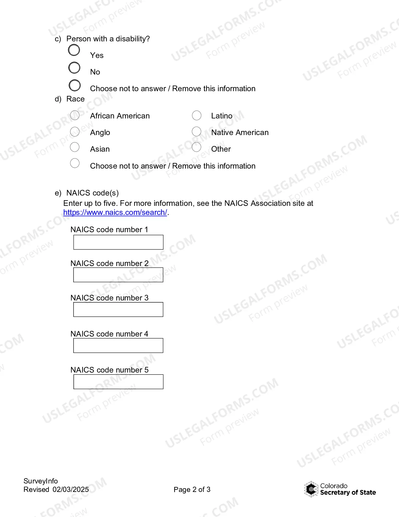 Preview Statement of Denial test