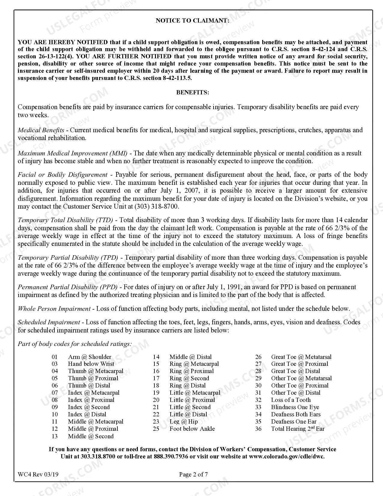 Preview Final Admission of Liability for Workers' Compensation
