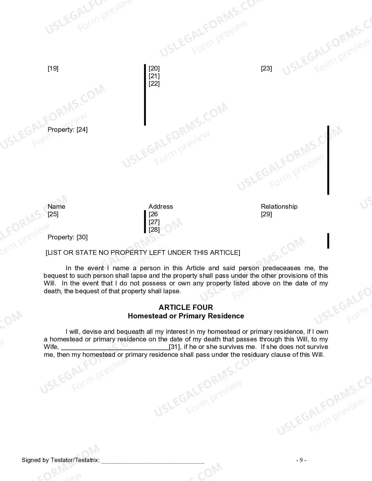 Preview Mutual Wills Package with Last Wills and Testaments for Married Couple with Adult and Minor Children