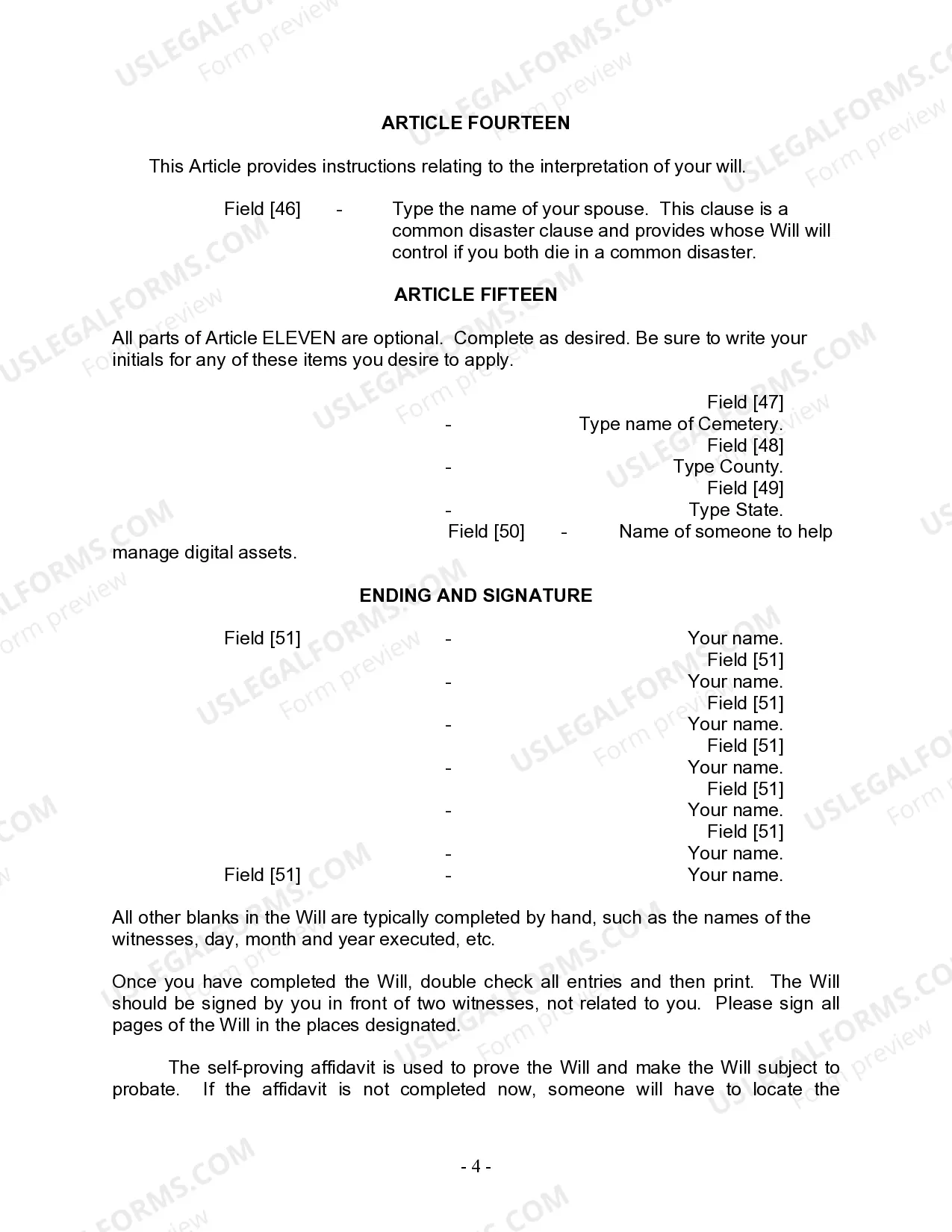 Preview Mutual Wills Package with Last Wills and Testaments for Married Couple with Adult and Minor Children