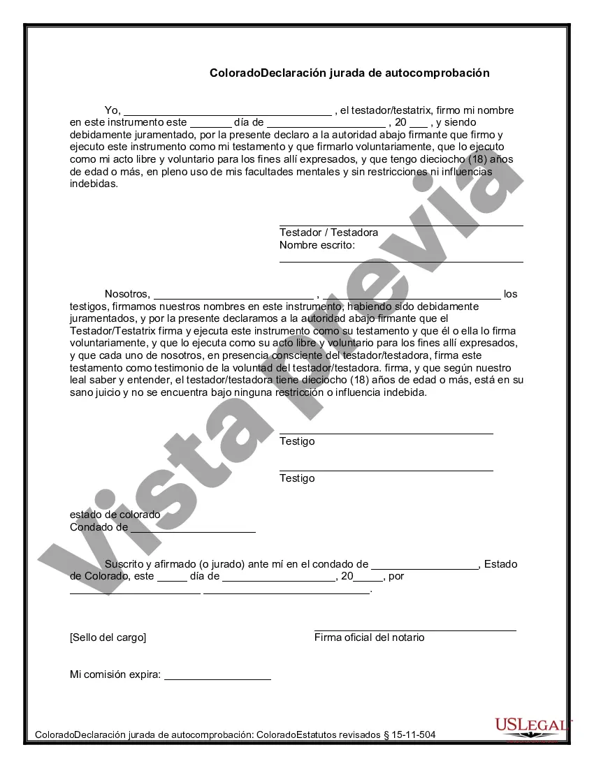 Preview Último testamento legal y formulario de testamento con todos los bienes en fideicomiso llamado testamento invertido