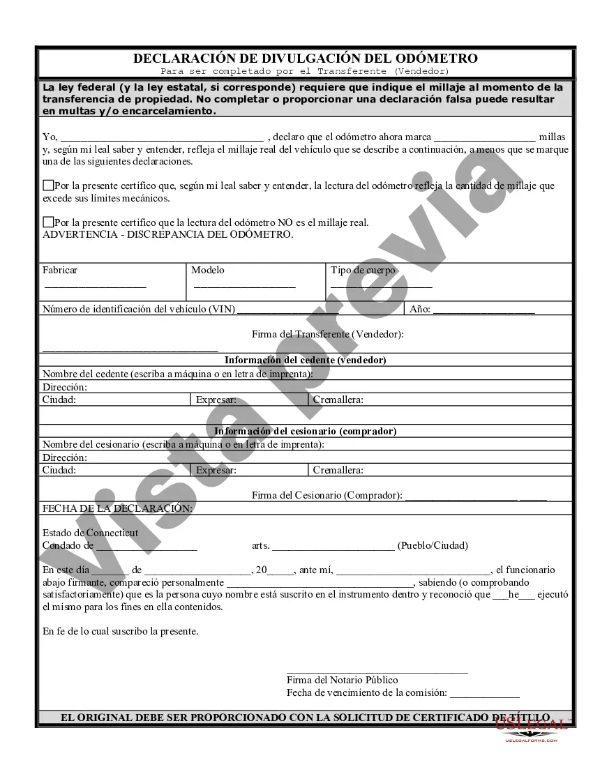 Preview Factura de venta de automóvil y estado de cuenta del odómetro para la venta tal como está