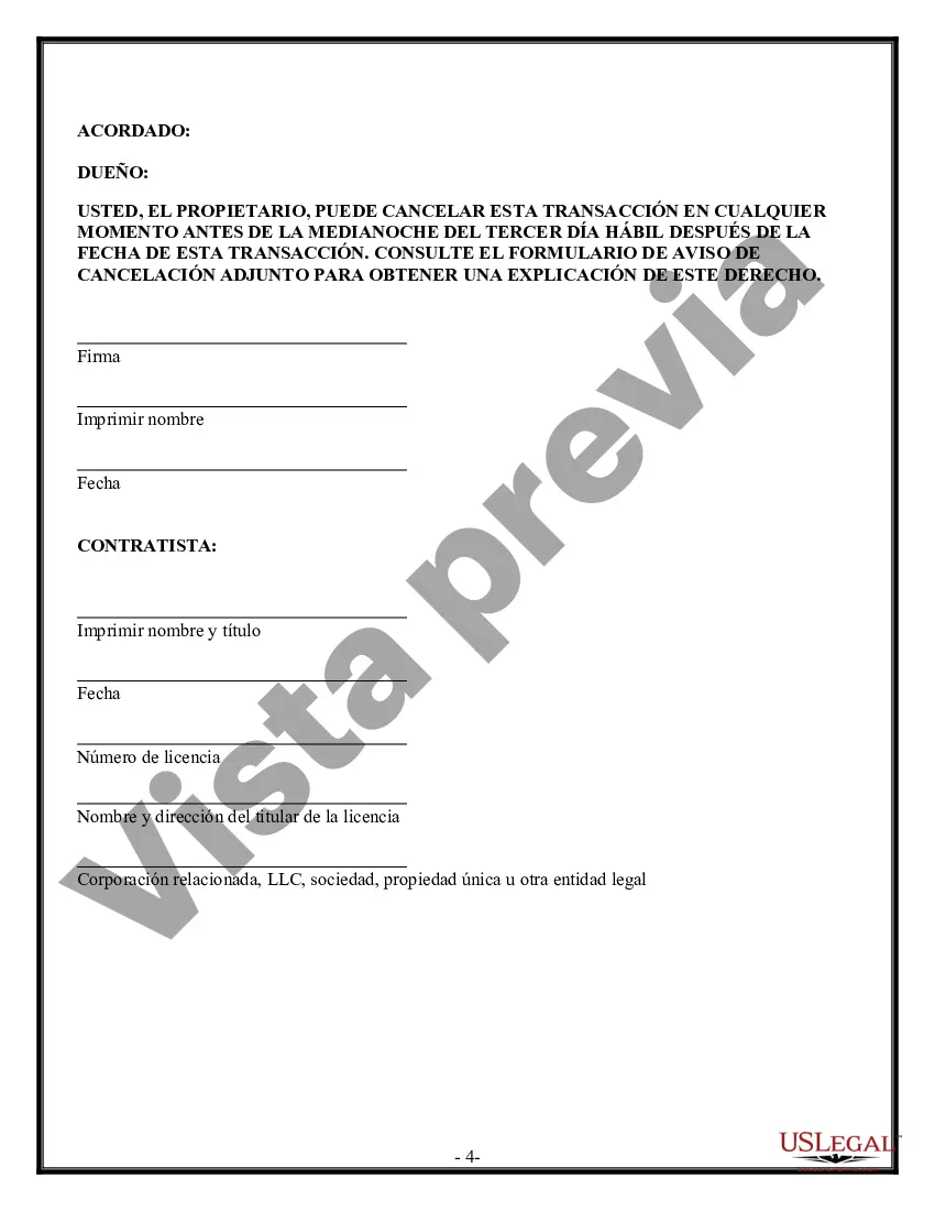 Preview Contrato de Refrigeración para Contratista