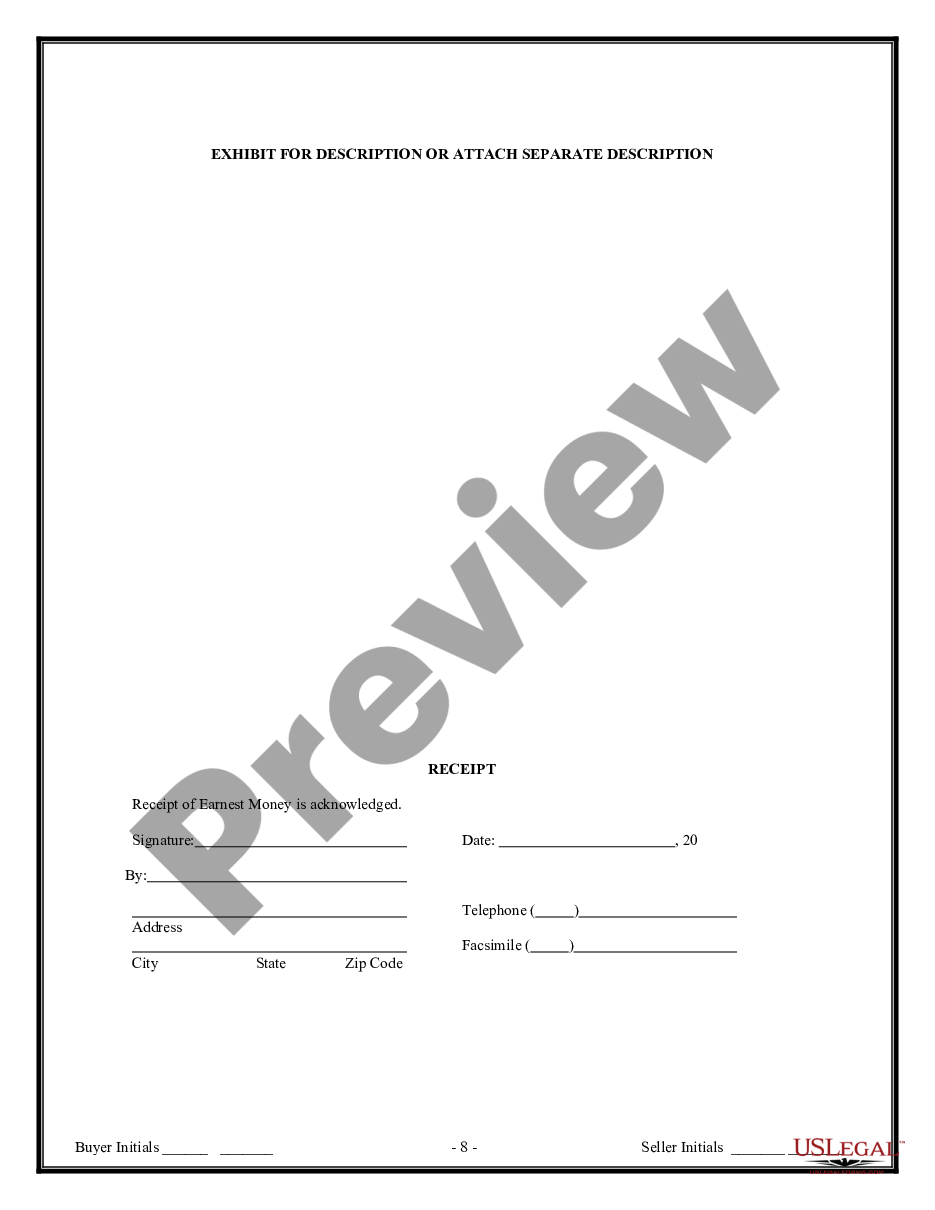 page 7 Contract for Sale and Purchase of Real Estate with No Broker for Residential Home Sale Agreement preview
