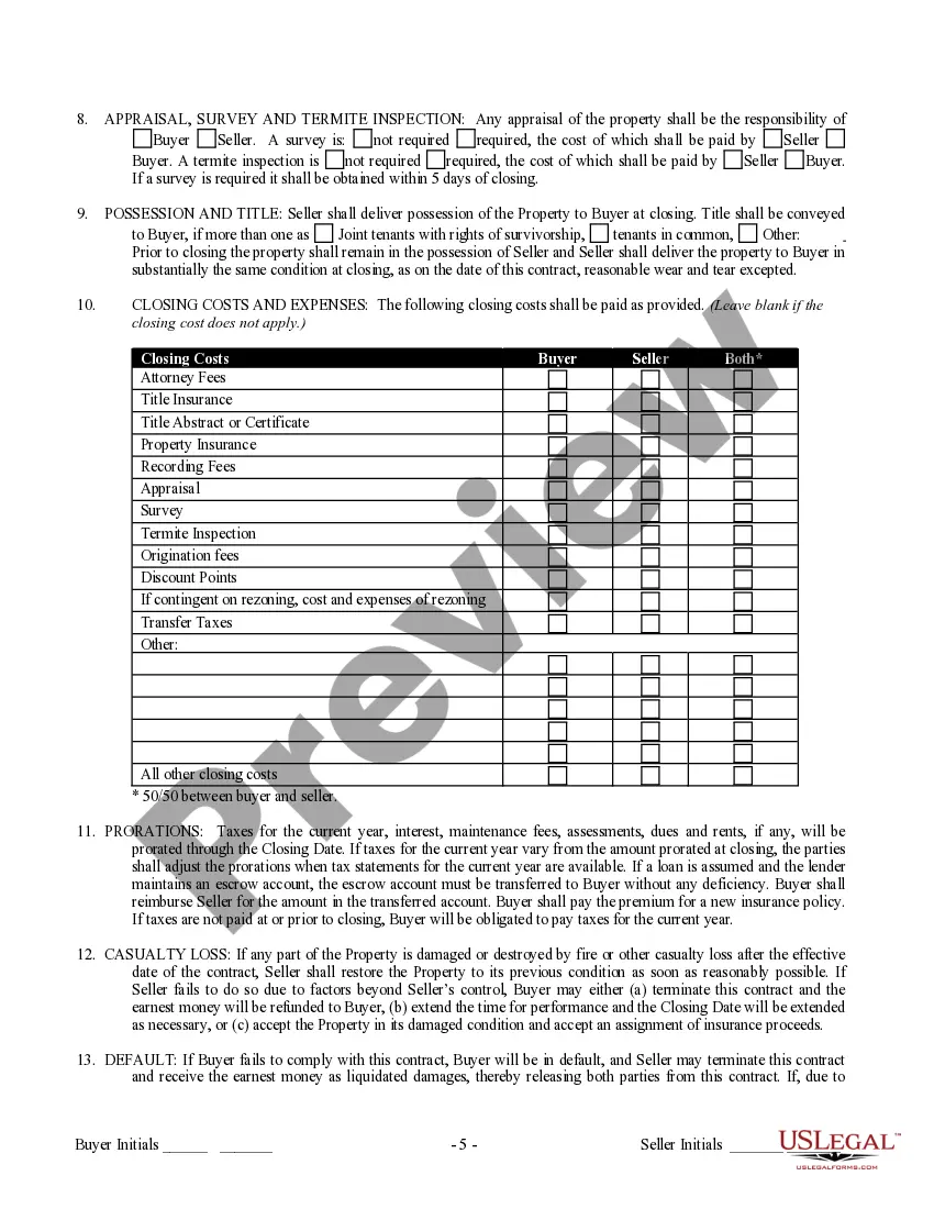 Get Contract for Sale and Purchase of Real Estate with No Broker for Residential Home Sale Agreement Preview Contract for Sale and Purchase of Real Estate with No Broker for Residential Home Sale Agreement