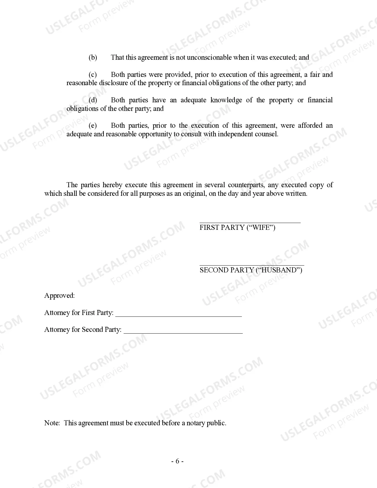 Preview Connecticut Prenuptial Premarital Agreement with Financial Statements - Uniform Premarital Agreement Act