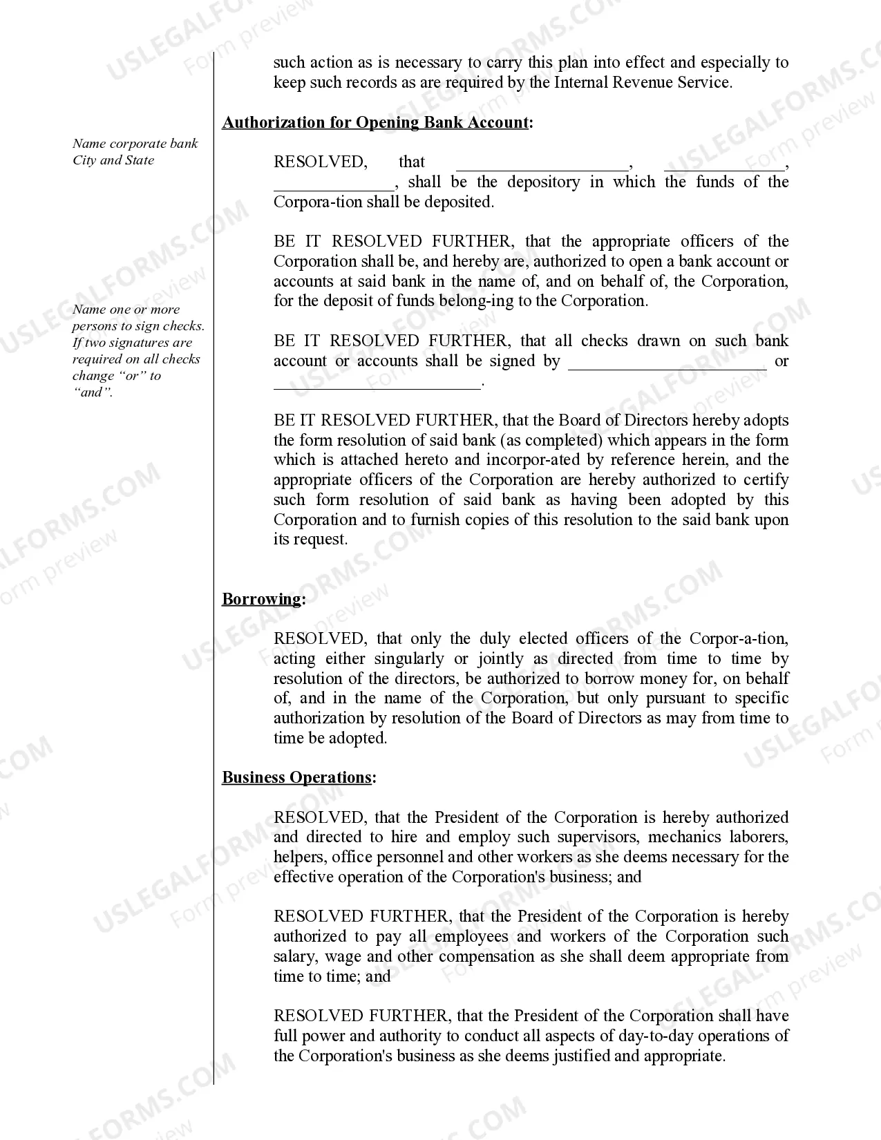 Preview Corporate Records Maintenance Package for Existing Corporations