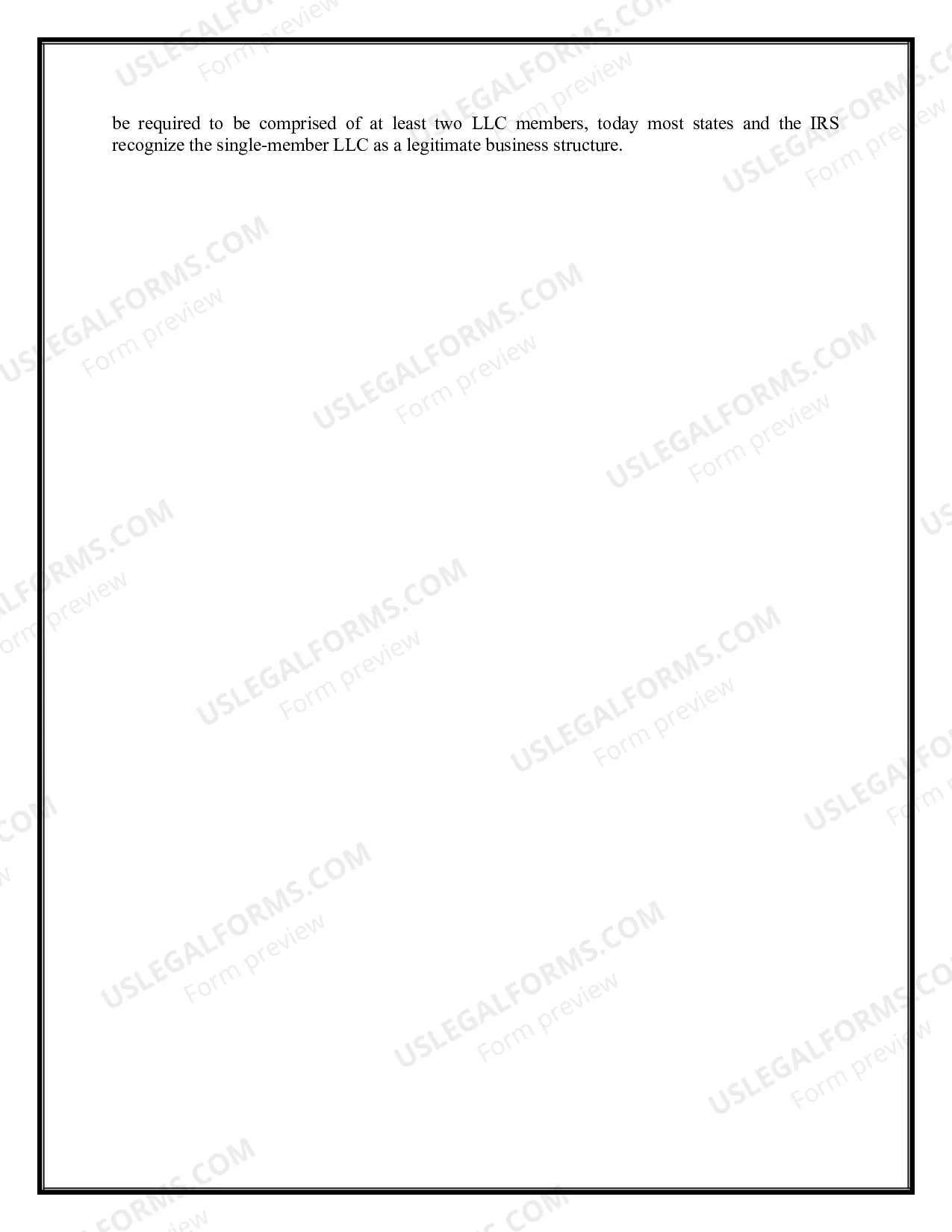 Preview Connecticut Limited Liability Company LLC Formation Package