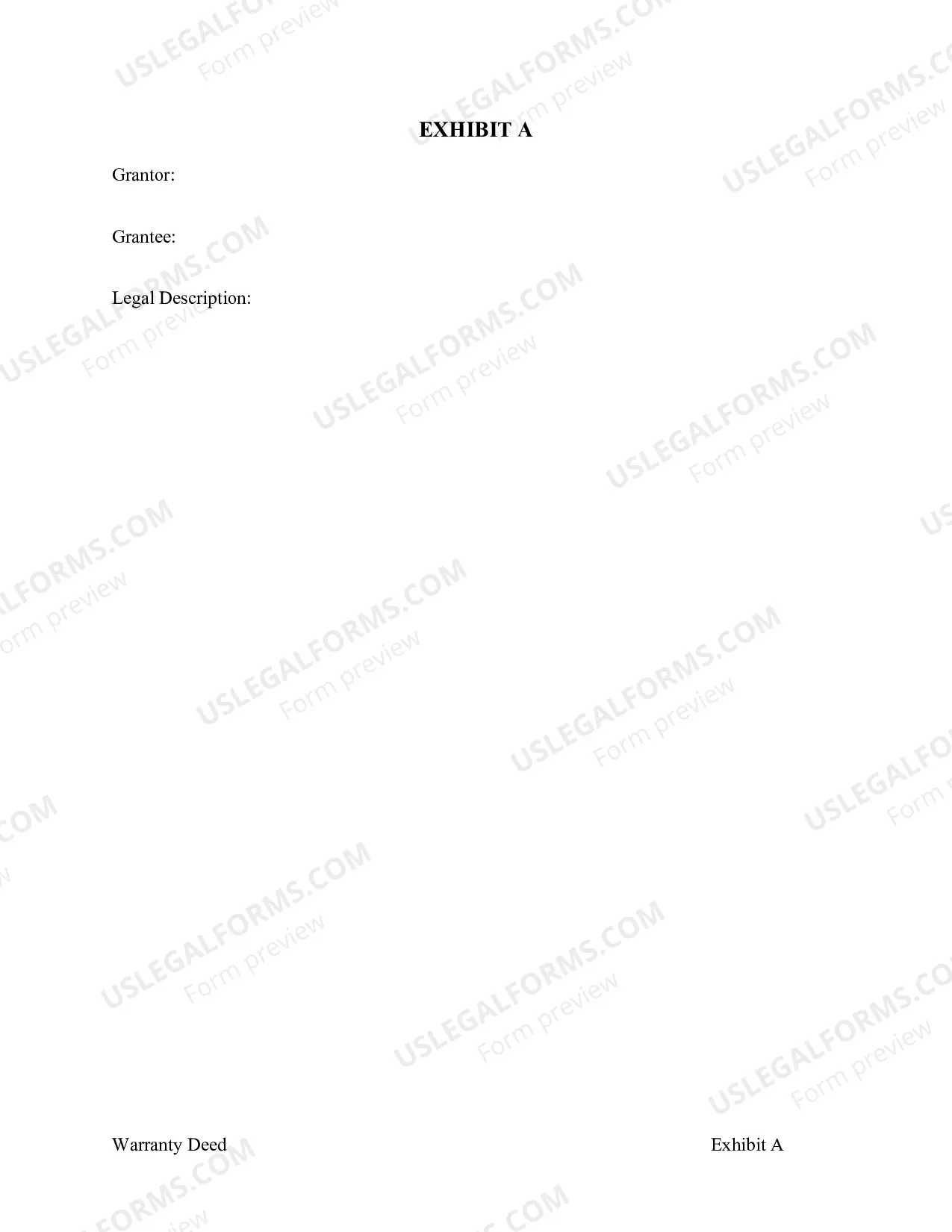 Preview Warranty Deed from Corporation to Corporation