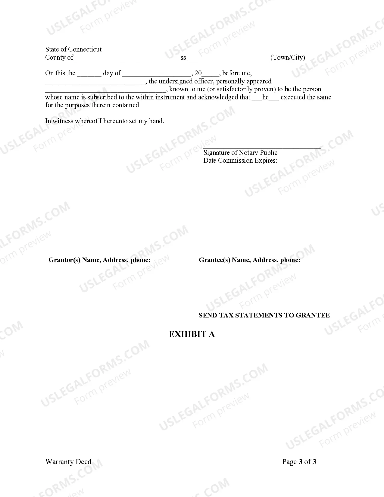 Preview Warranty Deed from Husband and Wife to a Trust