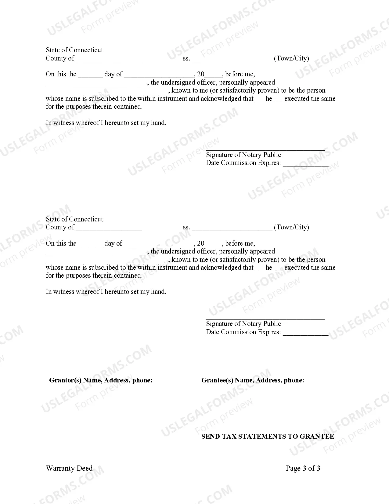 Preview Warranty Deed from Husband and Wife to an Individual