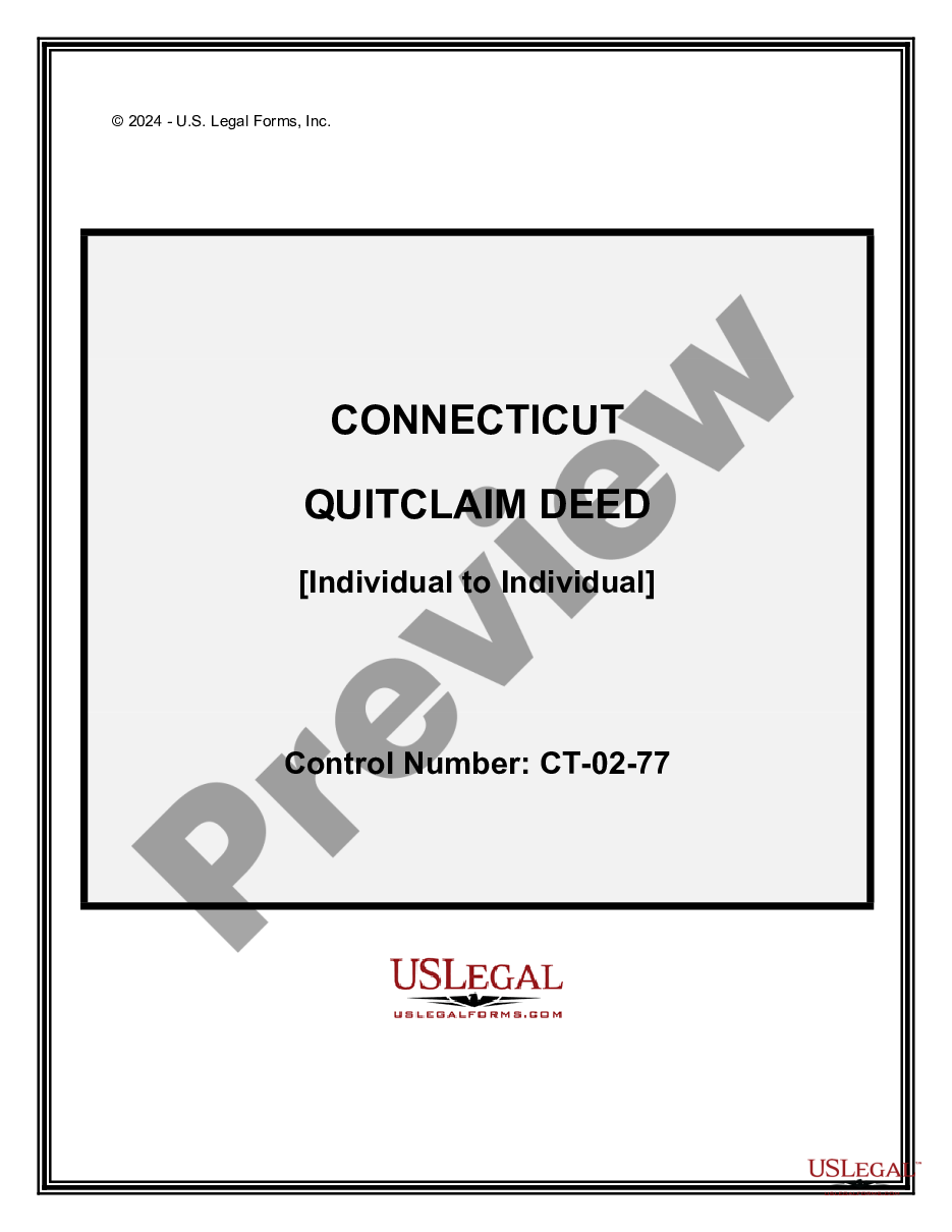 connecticut-quitclaim-deed-from-individual-to-individual-quitclaim