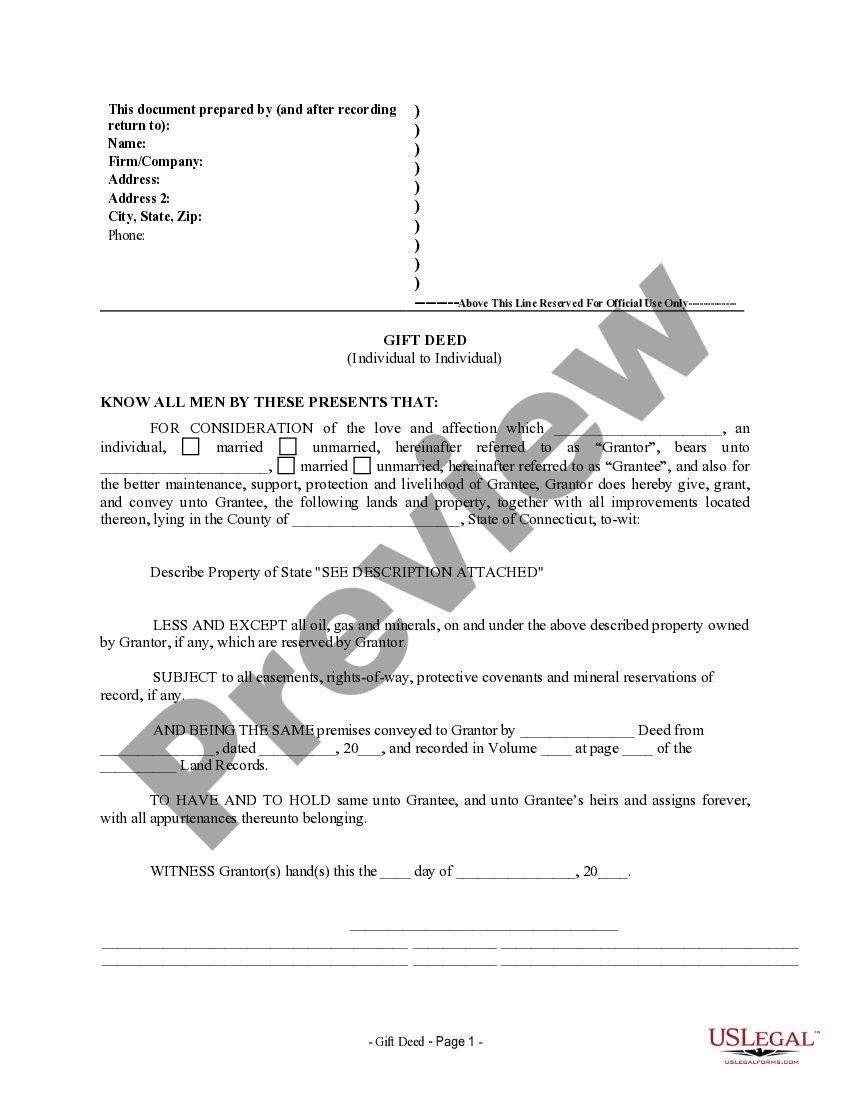 Connecticut Quitclaim Deed Form US Legal Forms