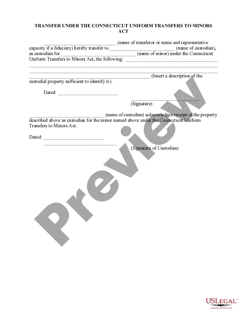 Get Sec. 45a-558f. Creation and Transfer of Custodial Property Preview Sec. 45a-558f. Creation and Transfer of Custodial Property