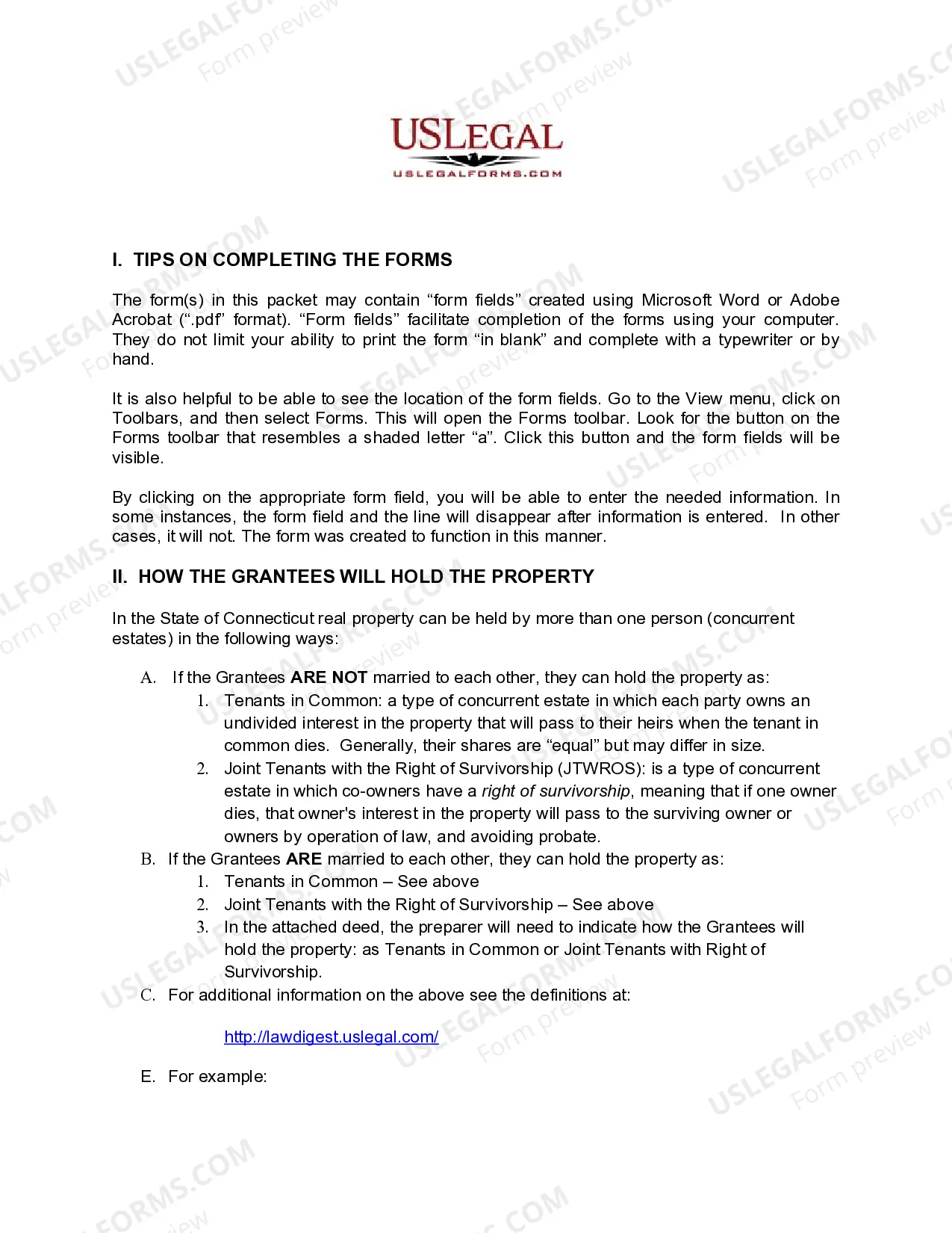 Preview Quitclaim Deed - Individual to Two Individuals