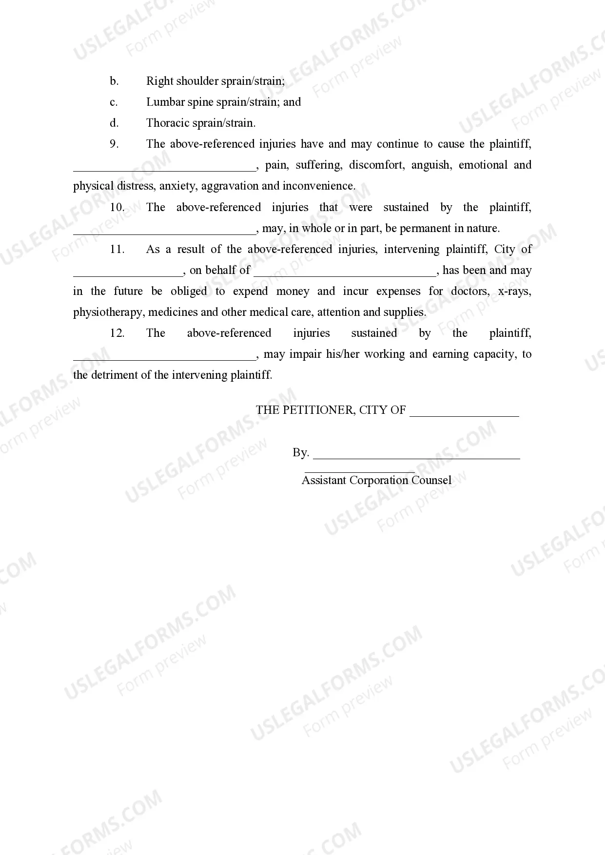 Preview Intervening Complaint