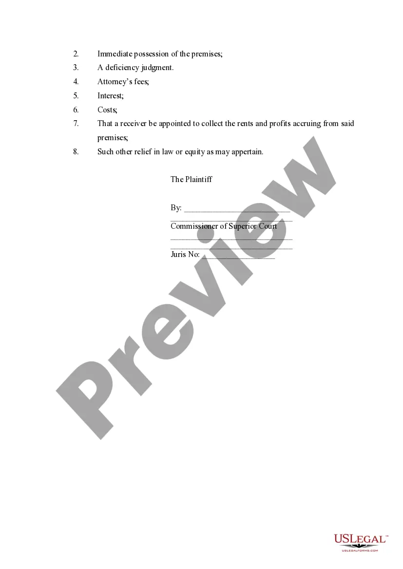Preview Complaint (Default of Promissory Note)