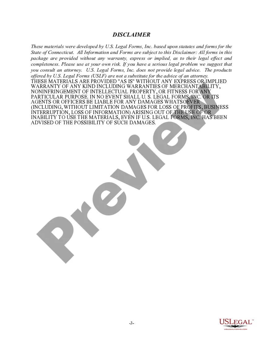 Preview Connecticut Renunciation And Disclaimer of Real Property Interest