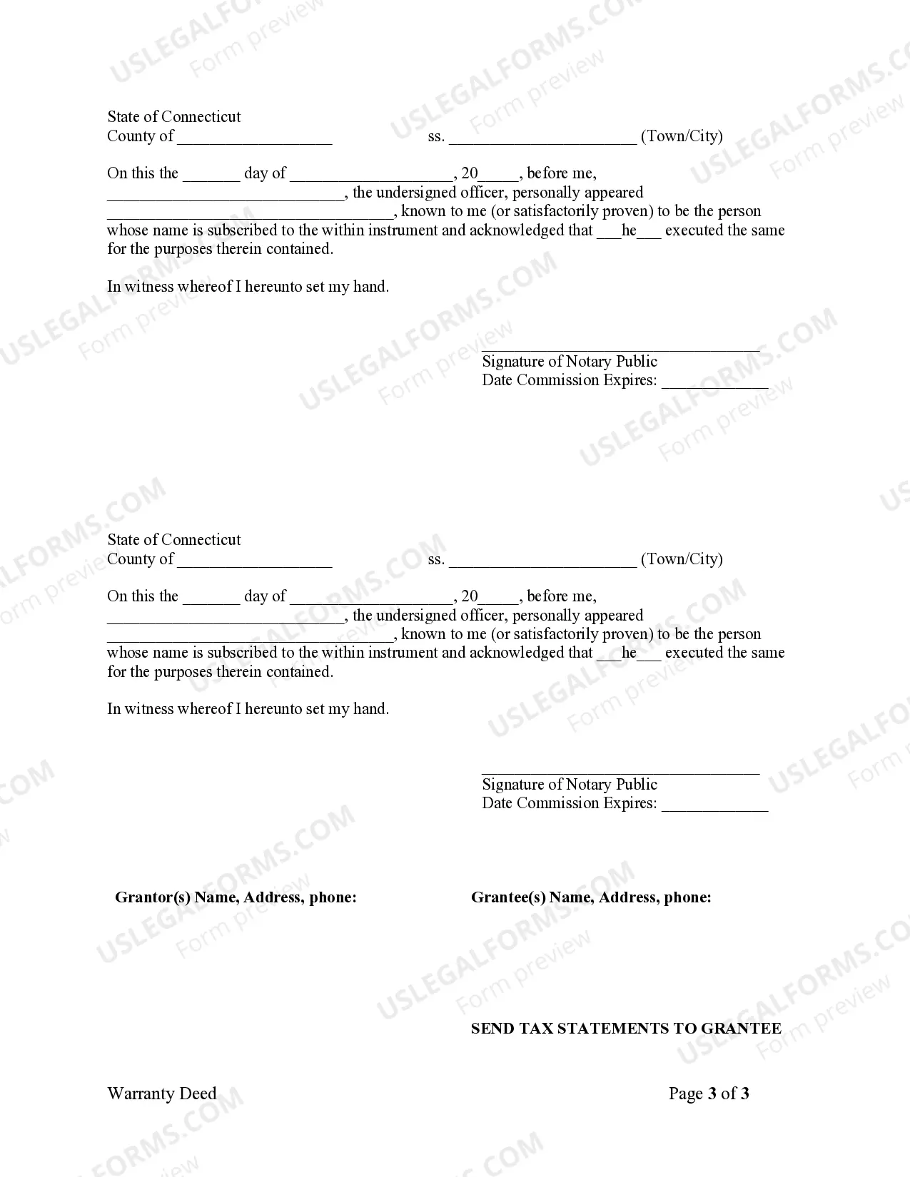 Preview Warranty Deed from two Individuals to LLC