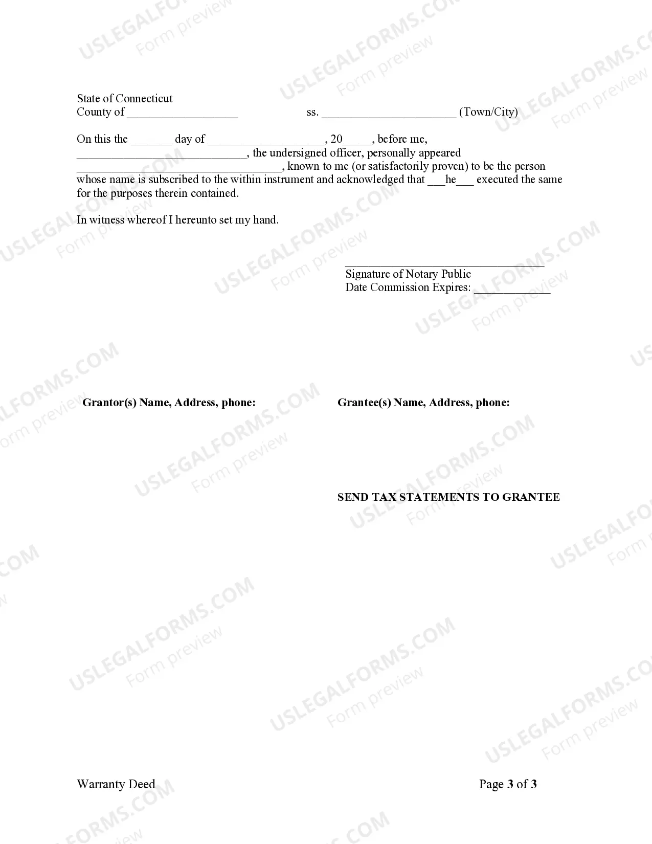 Preview Warranty Deed from two Individuals to Corporation