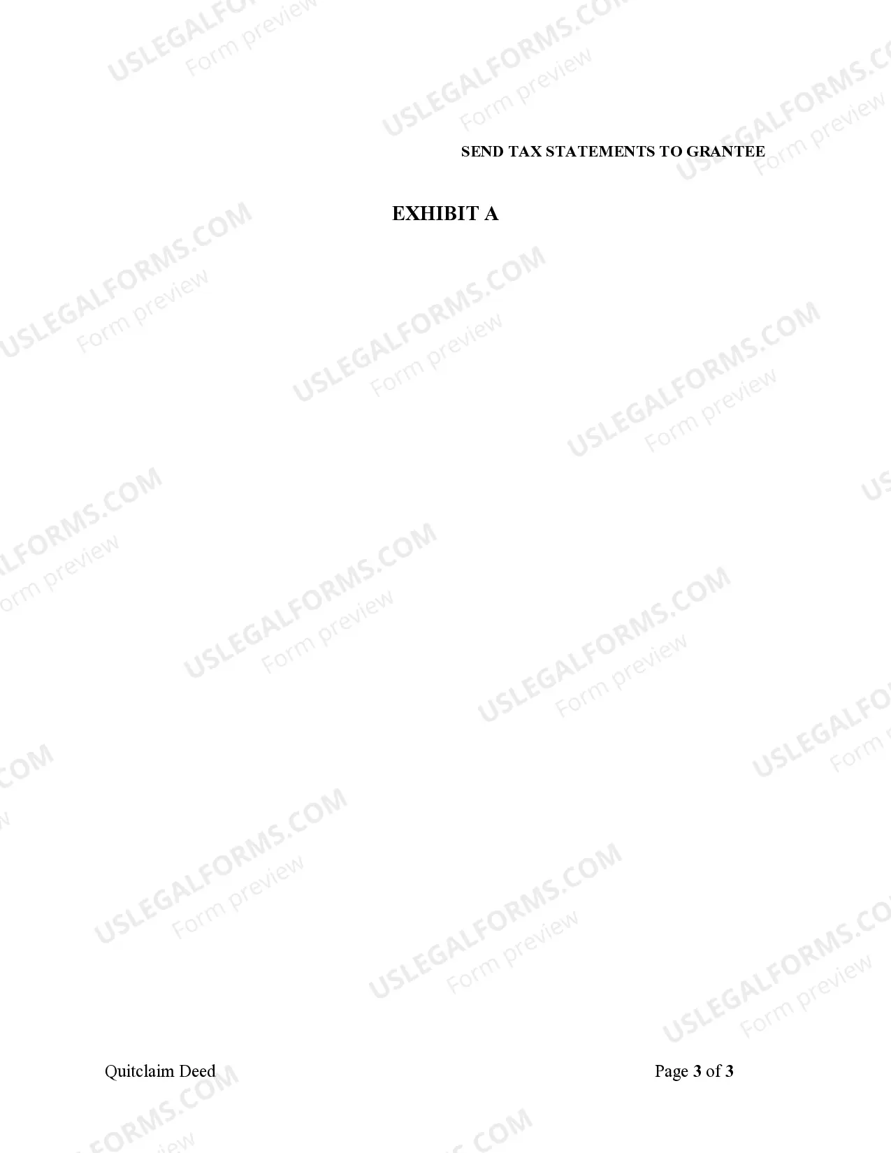 Preview Quitclaim Deed from Individual to LLC