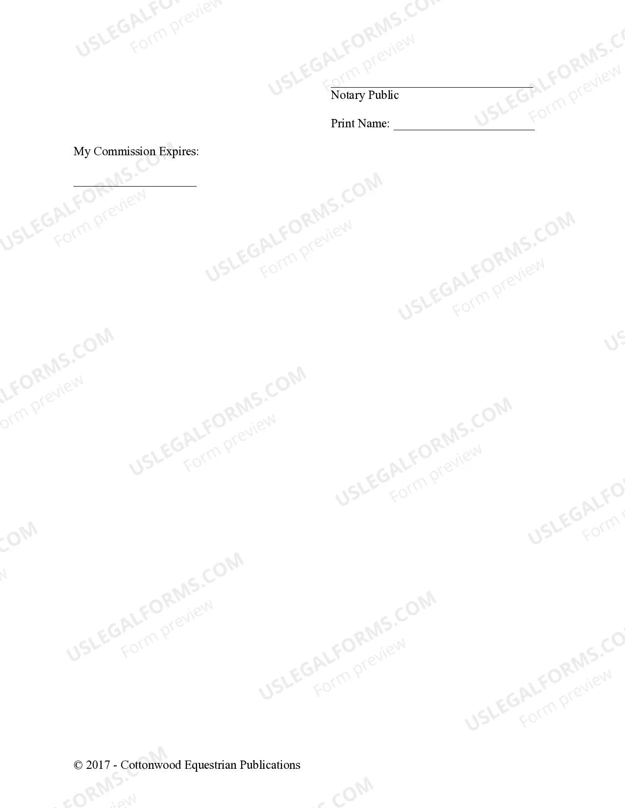 Preview Authorization To Obtain Medical Treatment For Minor Child - Horse Equine Forms