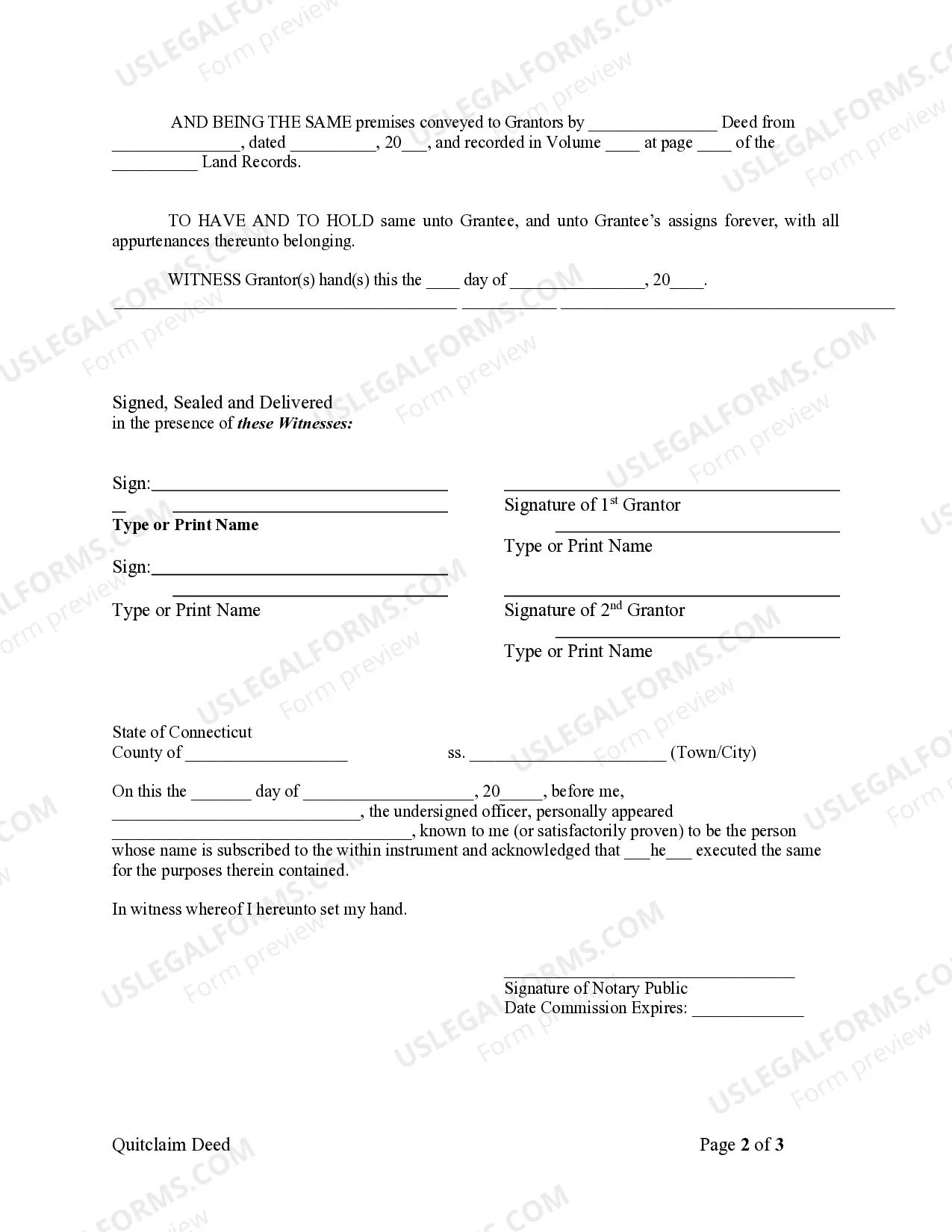 Preview Quitclaim Deed from Husband and Wife to Corporation