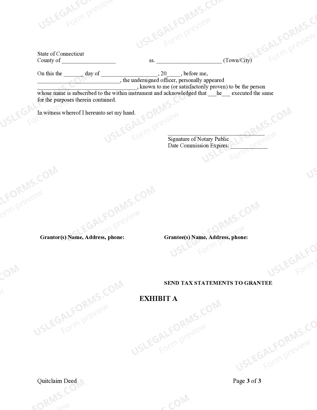 Preview Quitclaim Deed from Husband and Wife to LLC