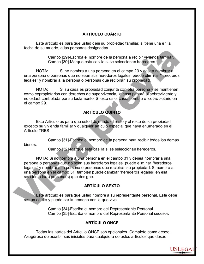 Preview Testamentos mutuos que contienen última voluntad y testamentos para personas solteras que viven juntas sin hijos