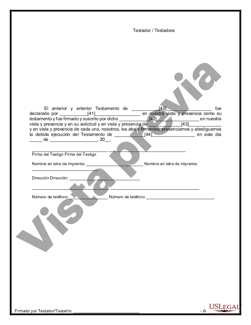 Preview Testamentos mutuos que contienen última voluntad y testamentos para personas solteras que viven juntas sin hijos