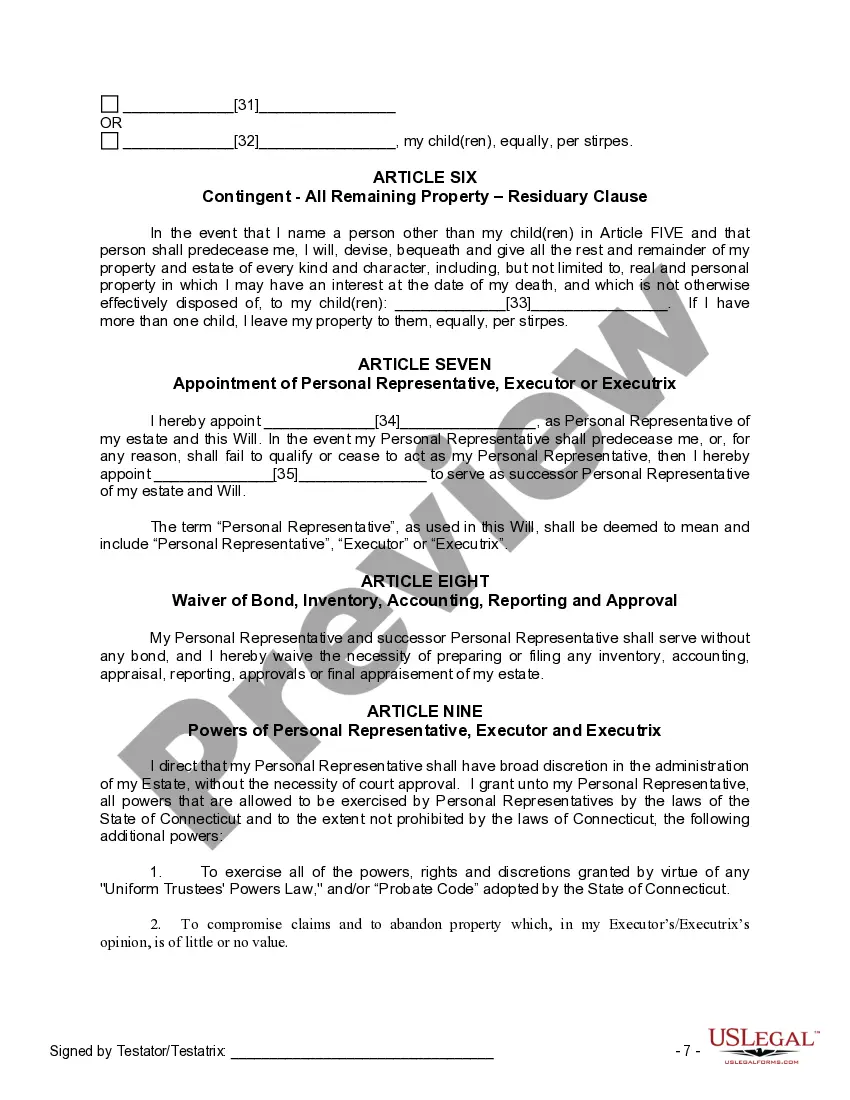 Preview Mutual Wills Package of Last Wills and Testaments for Man and Woman living together not Married with Adult Children