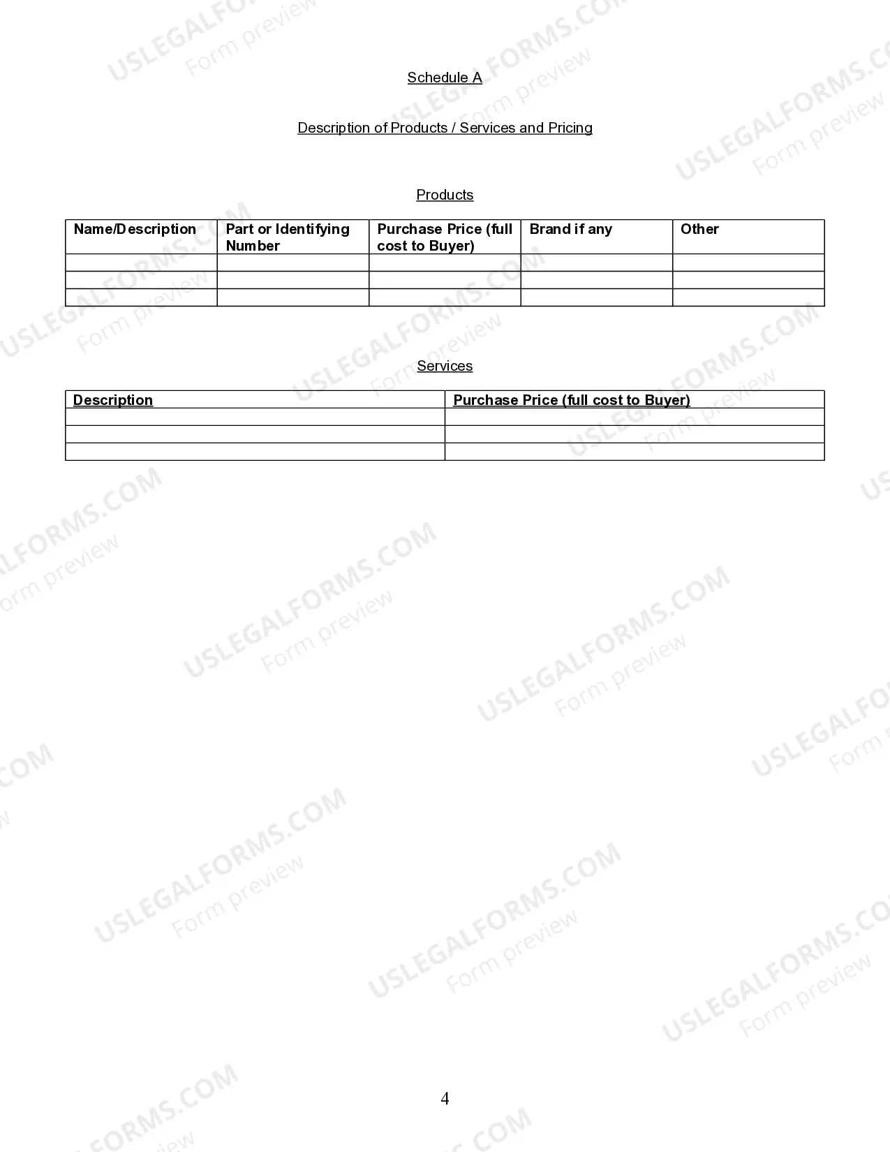 Preview University Master Purchase Agreement