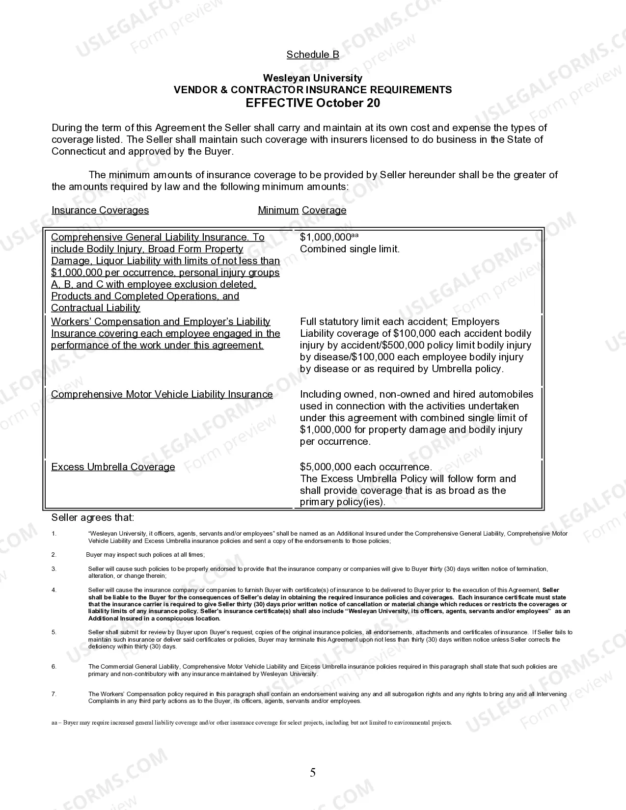 Preview University Master Purchase Agreement