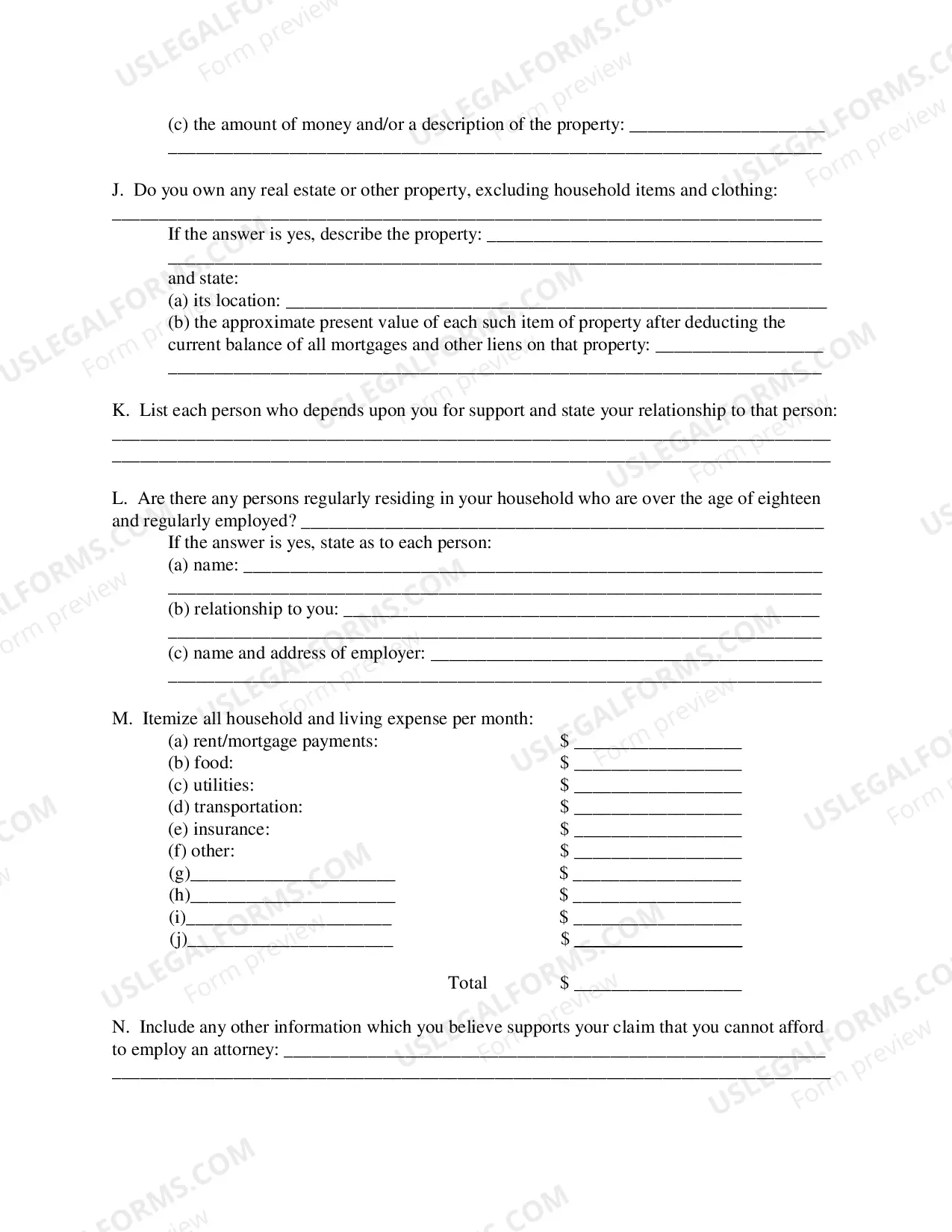 Preview Application for Pro Bono Attorney (Bridgeport)