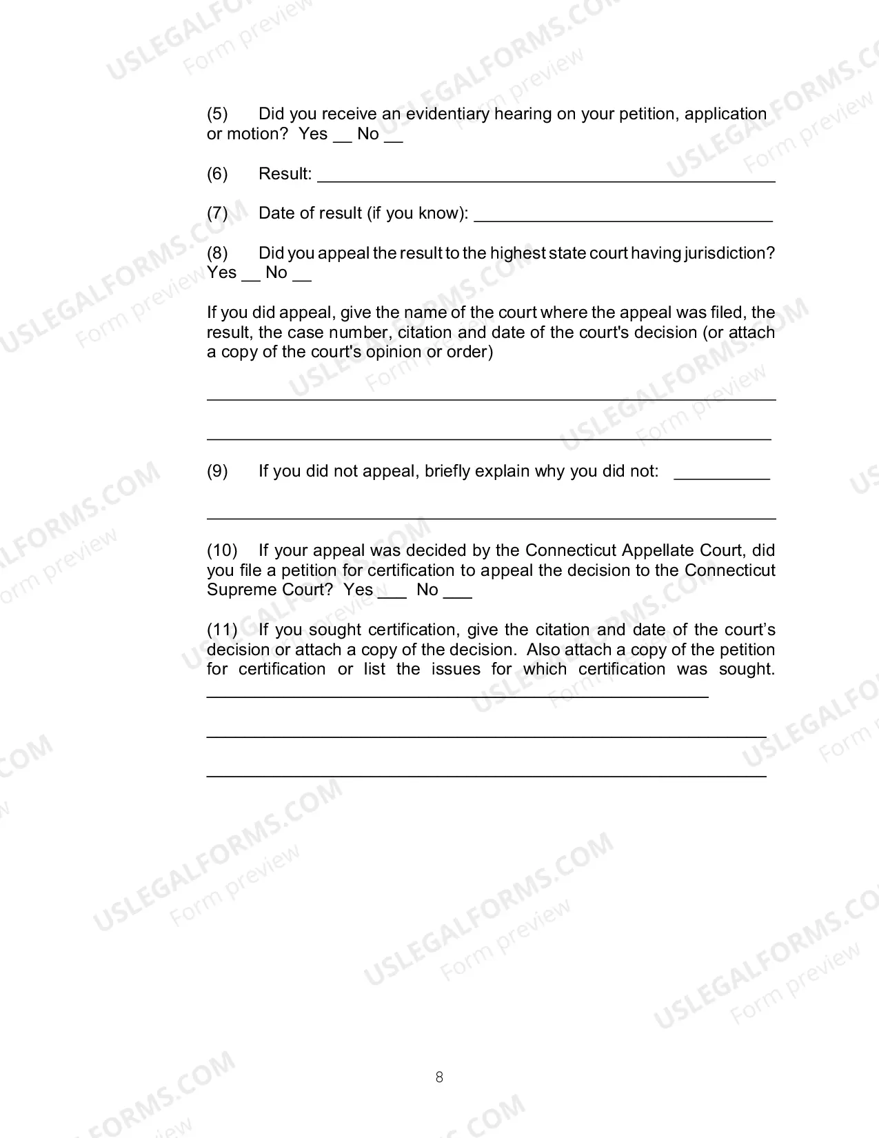 Preview Application for a Writ of Habeas Corpus - 2254 (by a Person in State Custody)