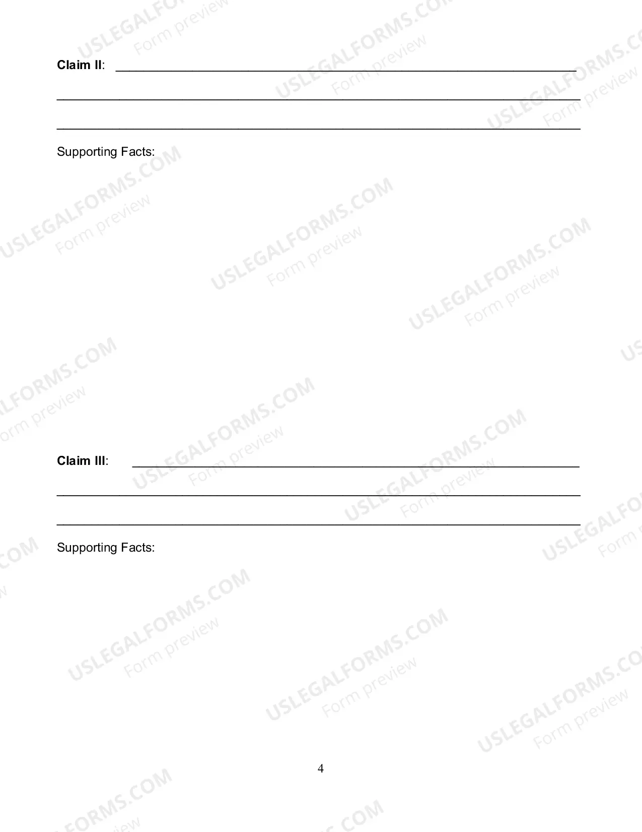 Preview Civil Rights Complaint