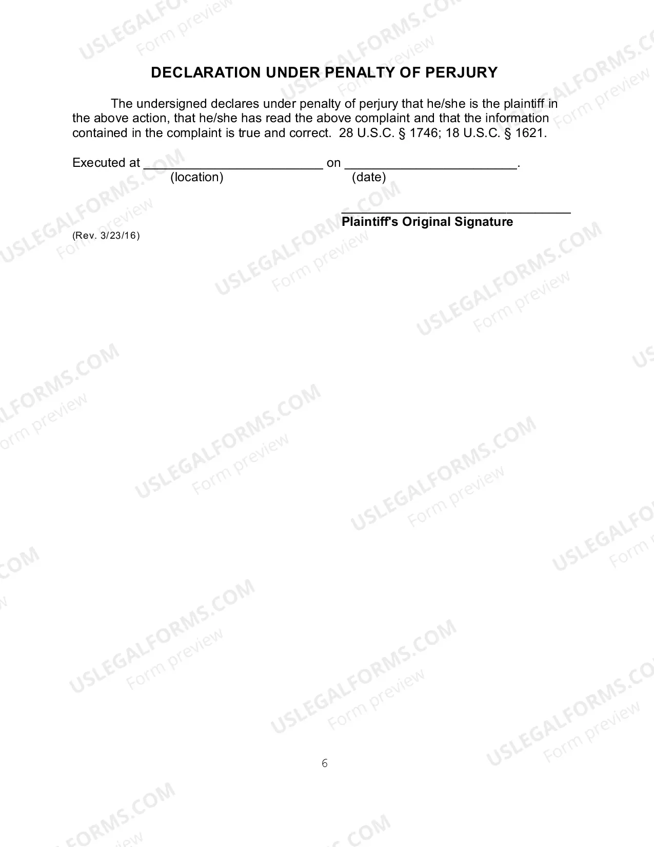 Preview Complaint For Employment Discrimination