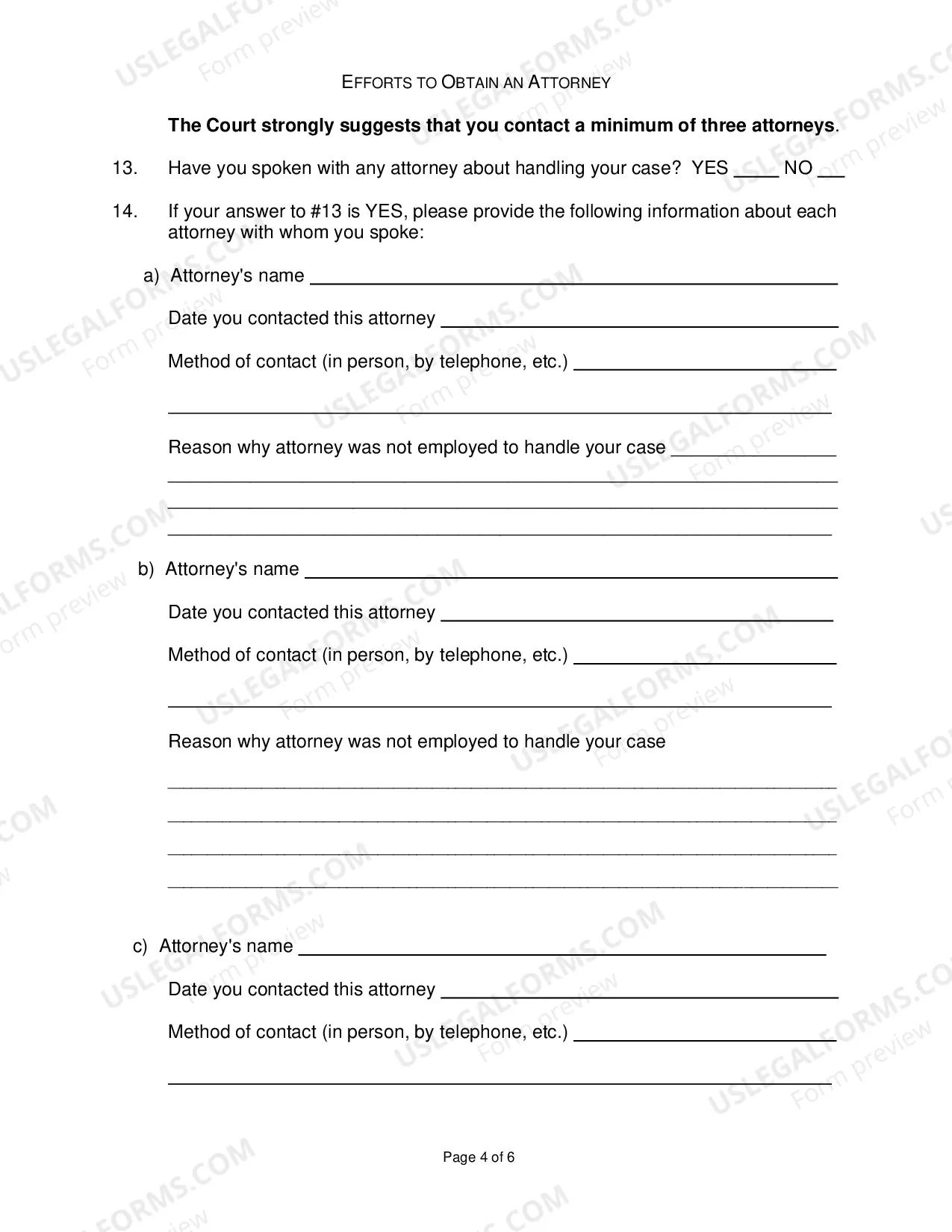 Preview Motion For Appointment of Counsel