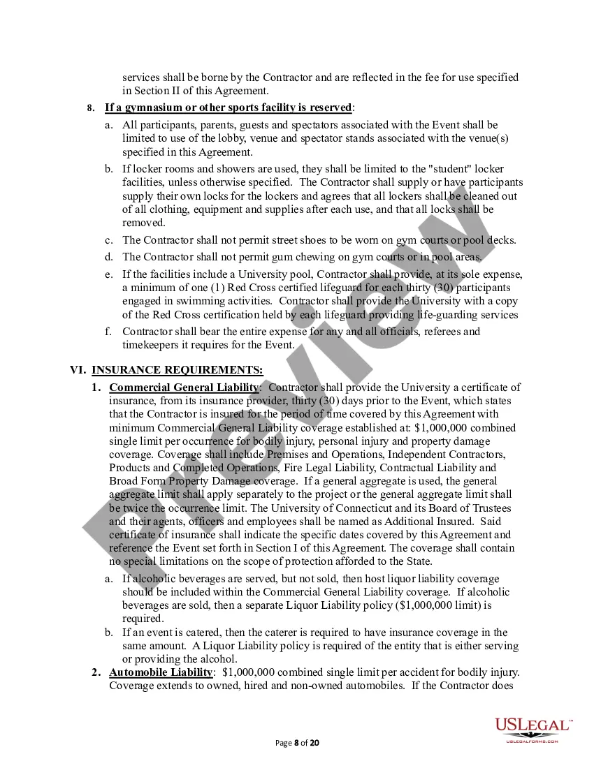 Preview Facilities Use Agreement