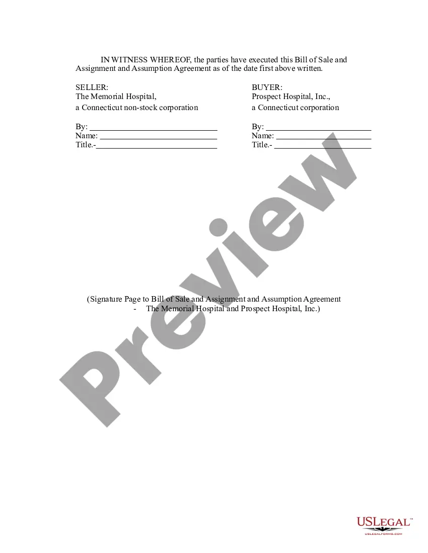 Get Bill of Sale and Assignment and Assumption Agreement Preview Bill of Sale and Assignment and Assumption Agreement