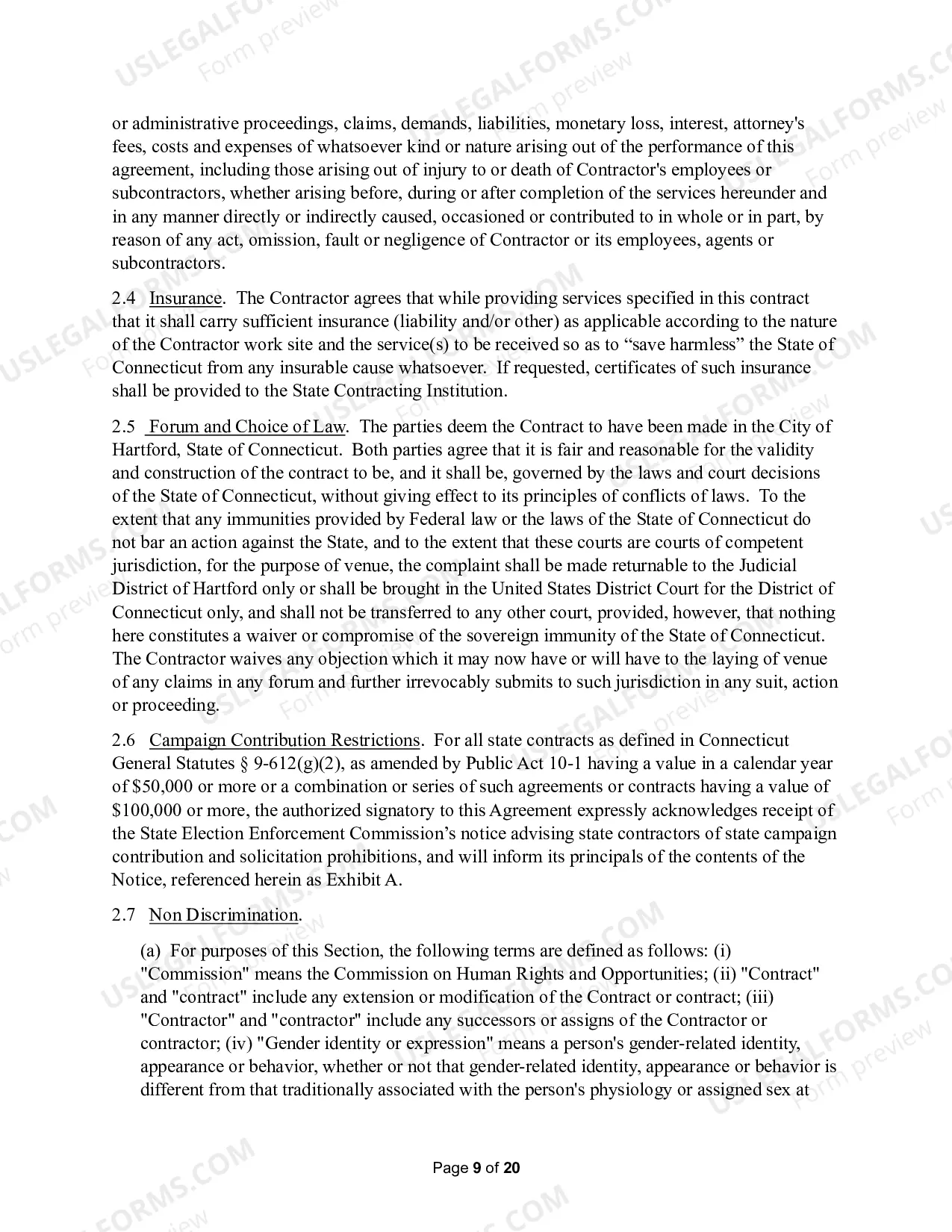 Preview Personal Services Agreement - Entertainer and Lecturer