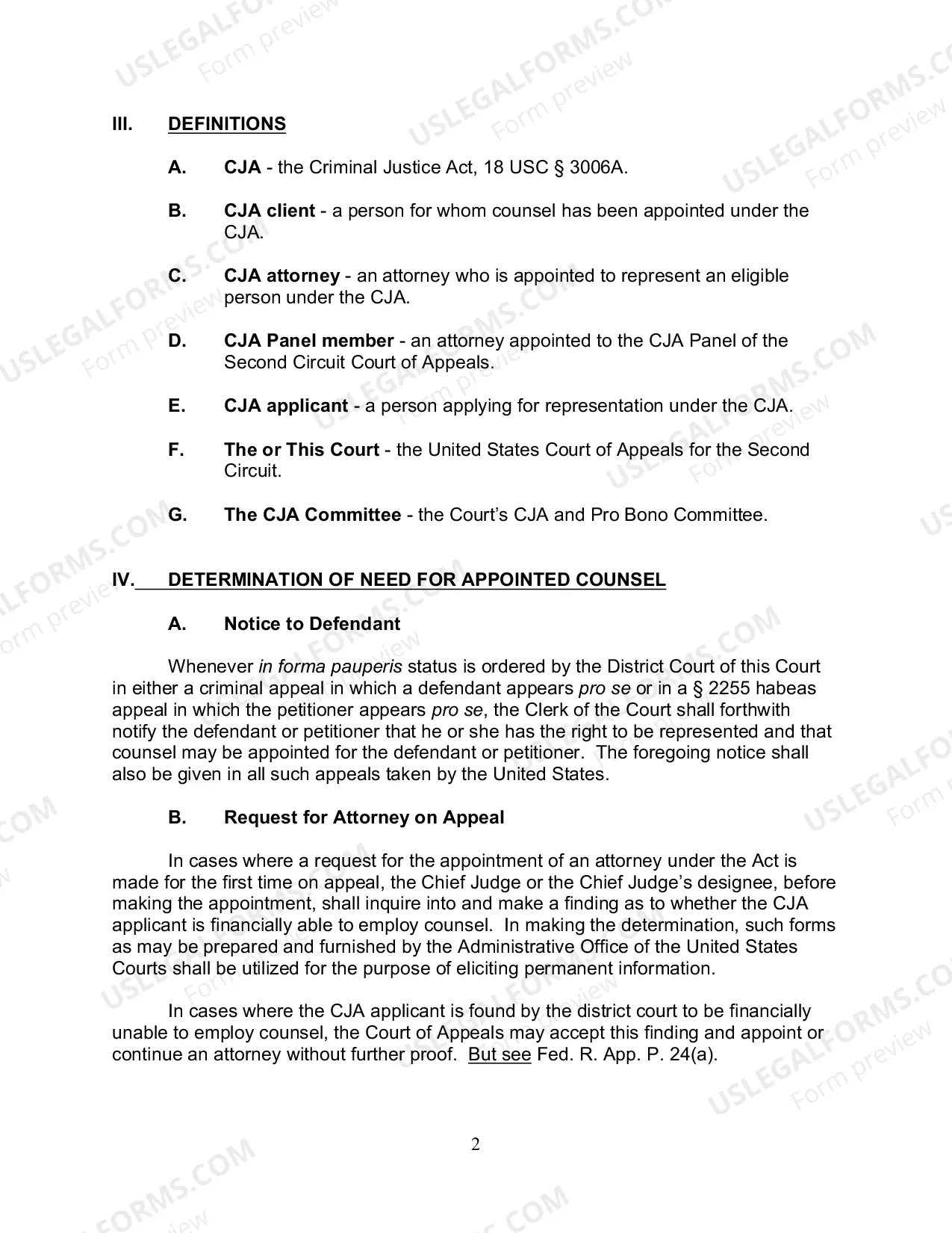 Preview Plan - Second Circuit