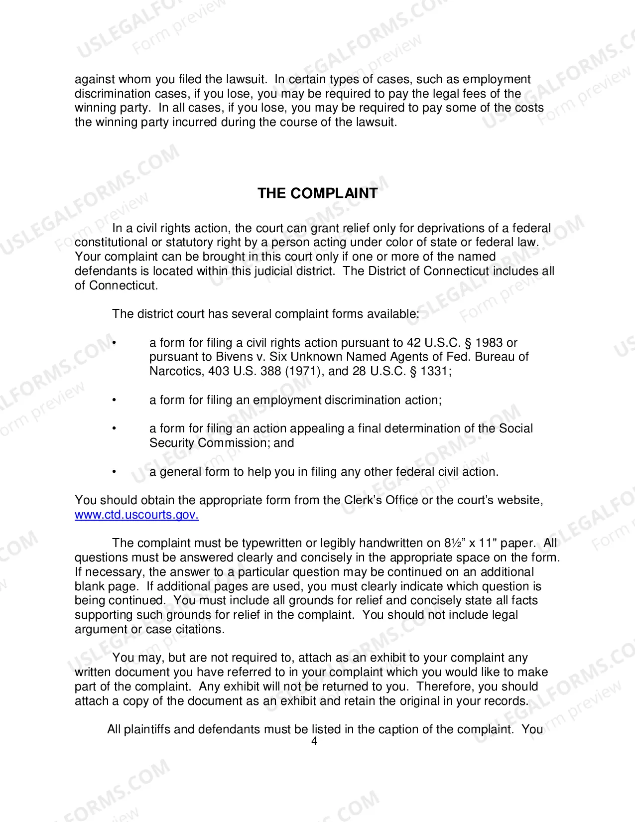 Preview Guide For Self Represented Litigants