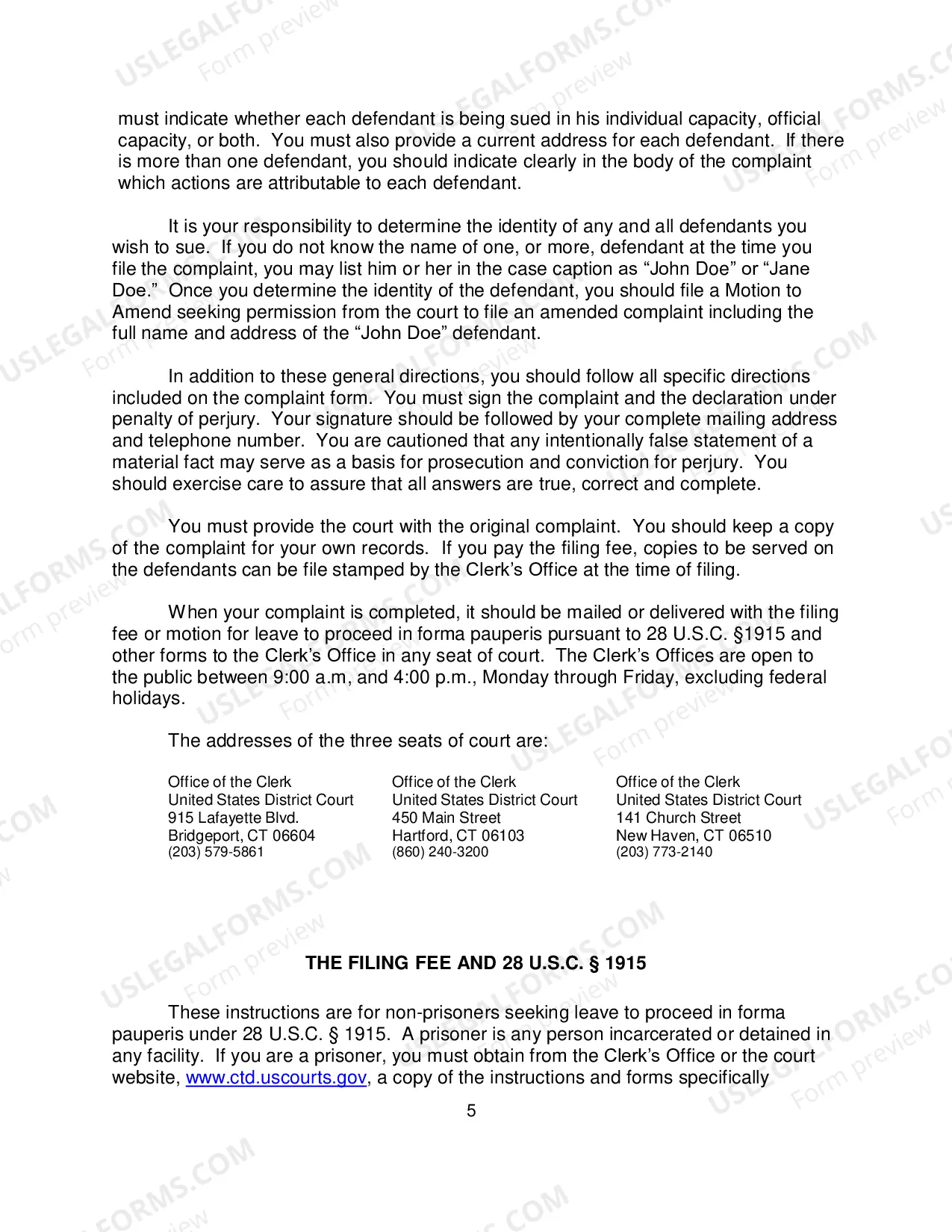 Preview Guide For Self Represented Litigants
